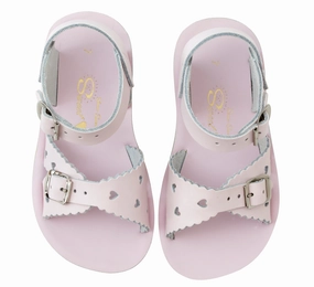 Salt Water Sandals Sweetheart - Shiny Pink Flexible Outdoor Shoes
