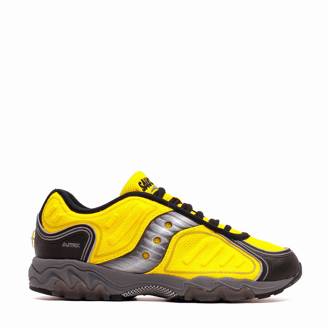 Saucony Men Matrix Yellow Black S70906-1 Cushioned Fit Breath Fresh