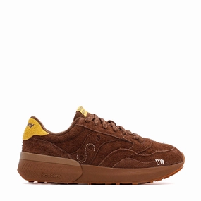 Saucony Men x Universal Works Jazz NXT Brown S70824-1 Unisex style Smart Casual