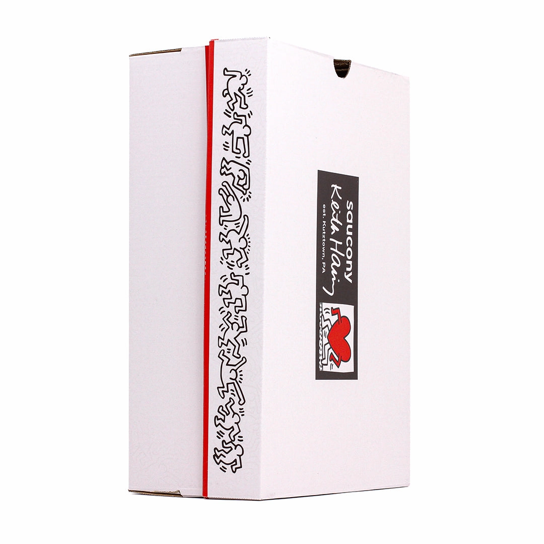 Saucony x Keith Haring Men ProGrid Triumph 4 White Multi S70974-1 Light Glide