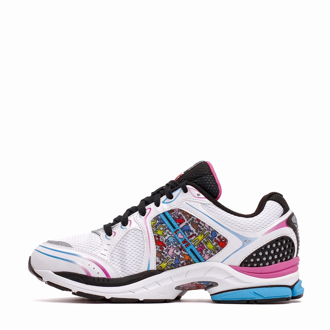 Saucony x Keith Haring Men ProGrid Triumph 4 White Multi S70974-1 Light Glide