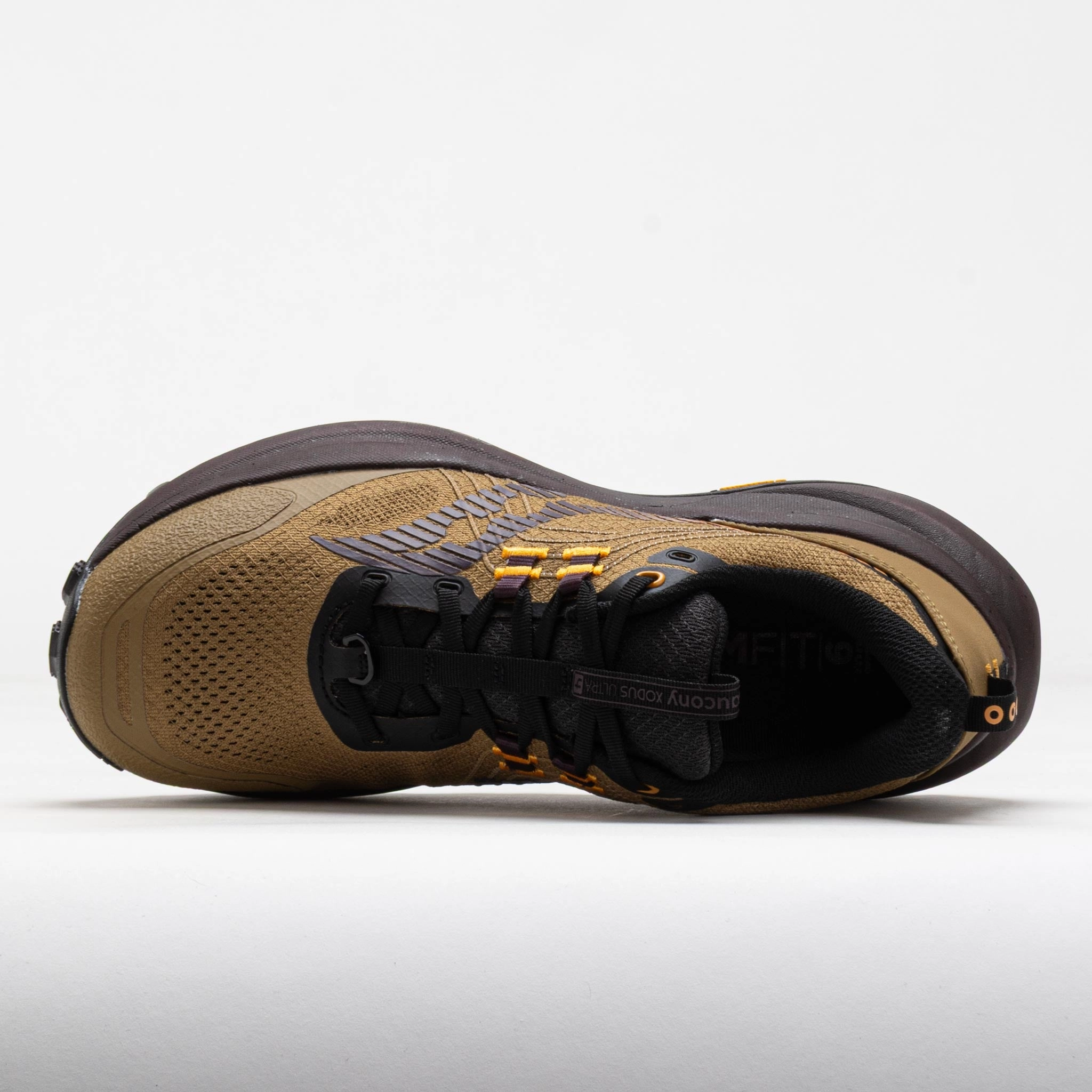 Saucony Xodus Ultra 4 Men's Kodiak/Wine Trail Grip Shoes