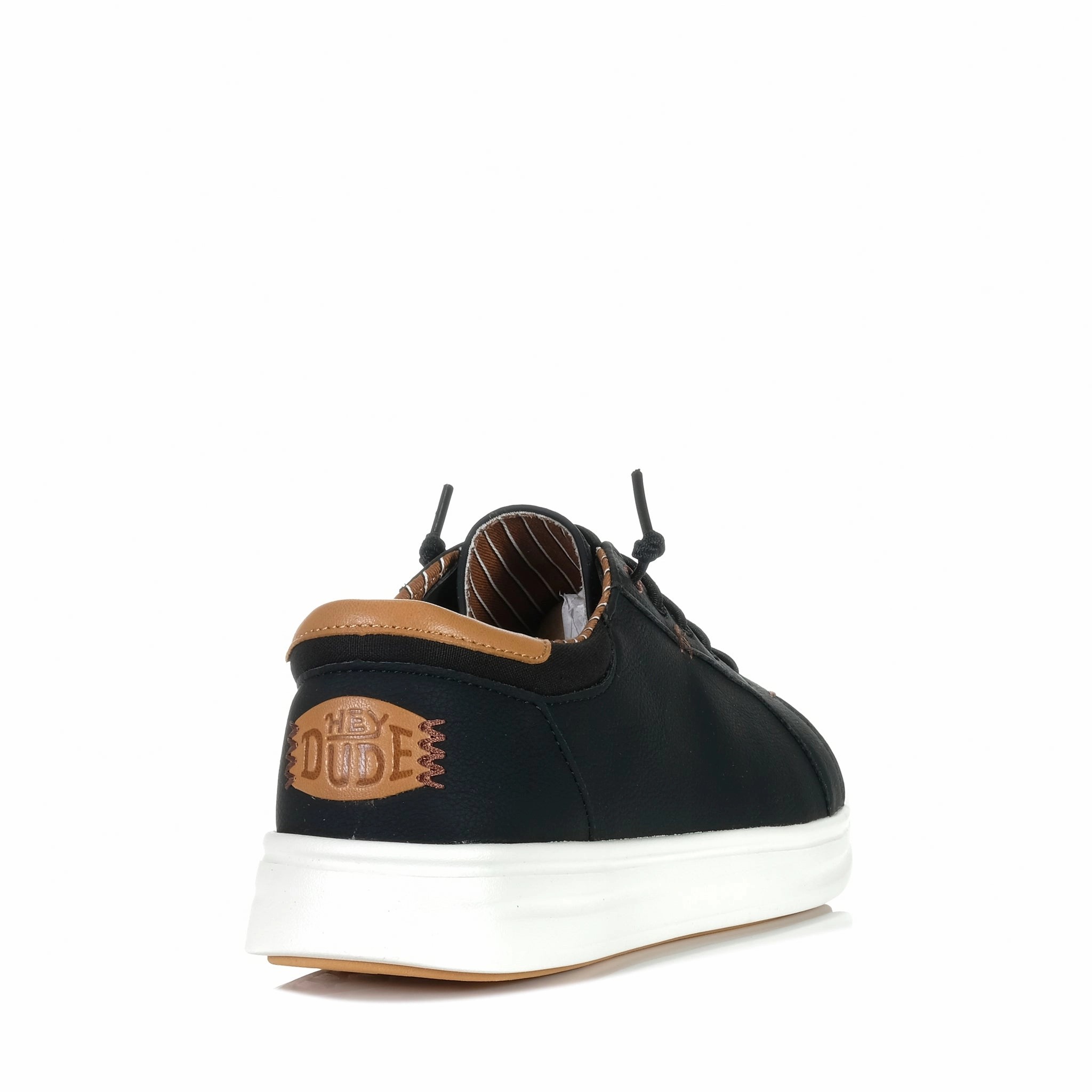 Sculpted durability Hey Dude Mens Paul Pro Classic Black