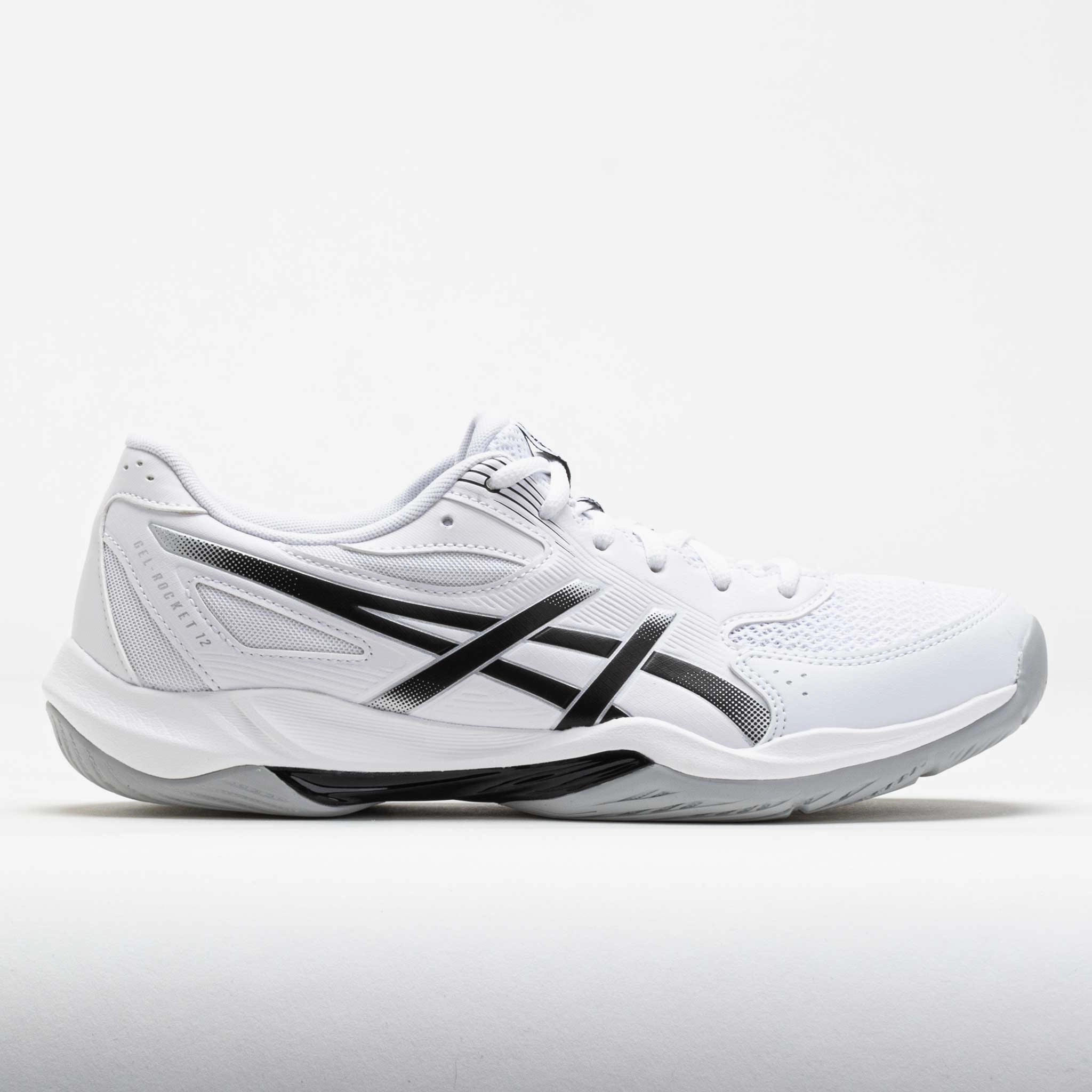 Seamless Fit Feel ASICS GEL-Rocket 12 Men's White/Black