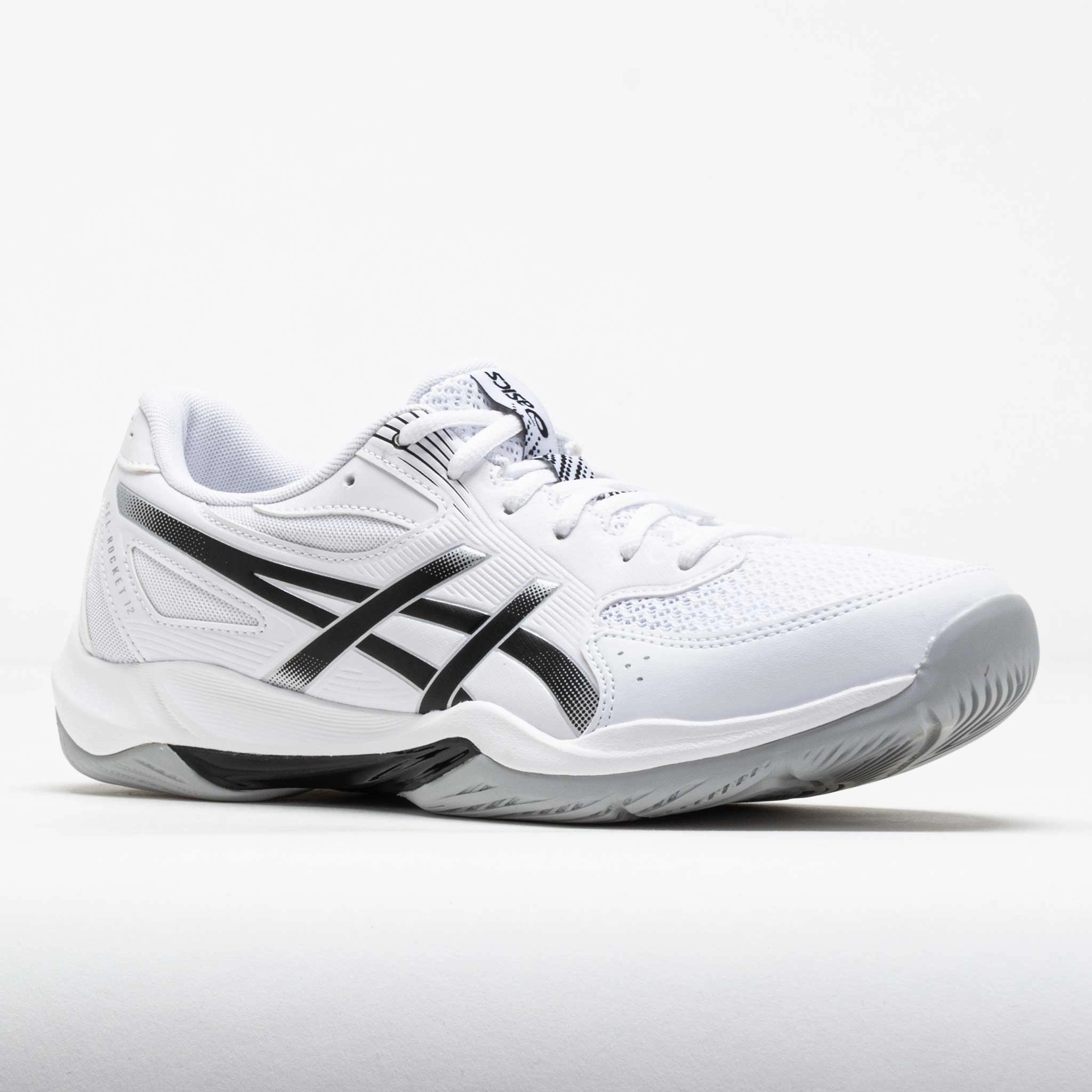 Seamless Fit Feel ASICS GEL-Rocket 12 Men's White/Black
