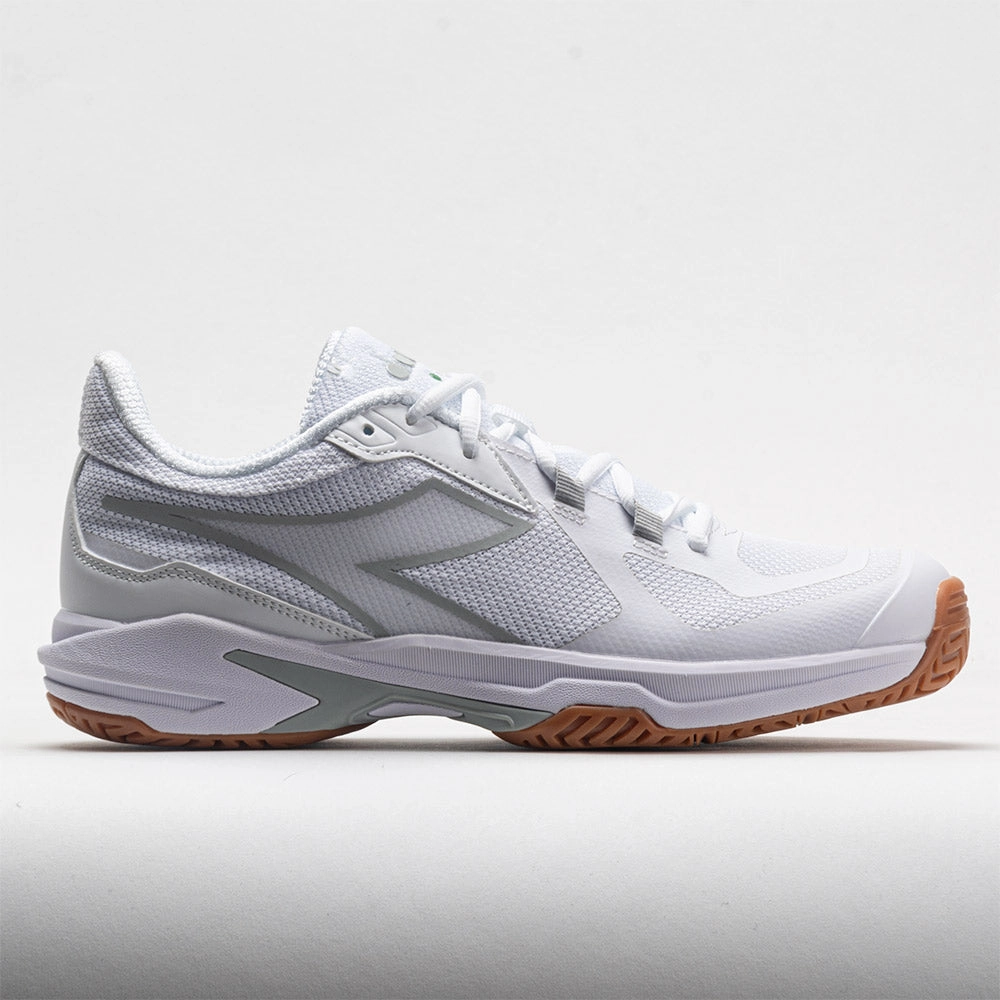 Seamless Fit Feel Diadora Trofeo 2 Indoor Men's White/Silver