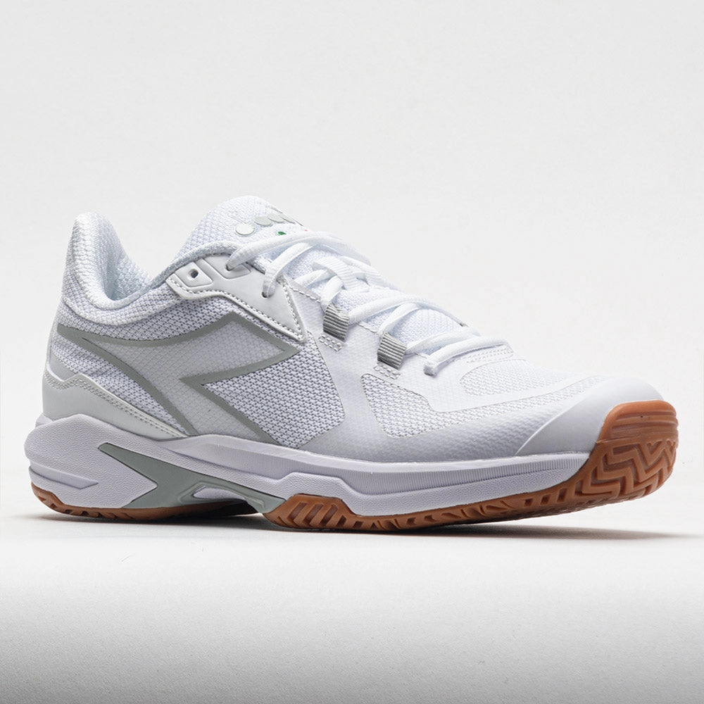 Seamless Fit Feel Diadora Trofeo 2 Indoor Men's White/Silver