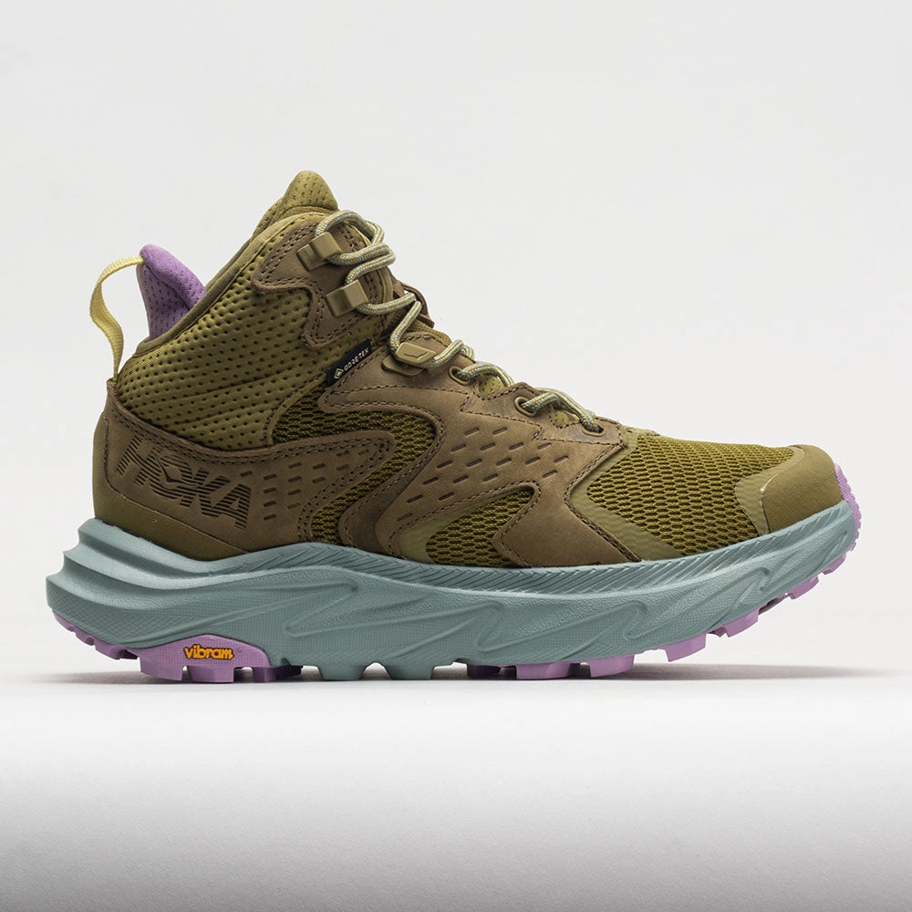 Shock Reduction Idea HOKA Anacapa 2 Mid GTX Women's Green Moss/Agave