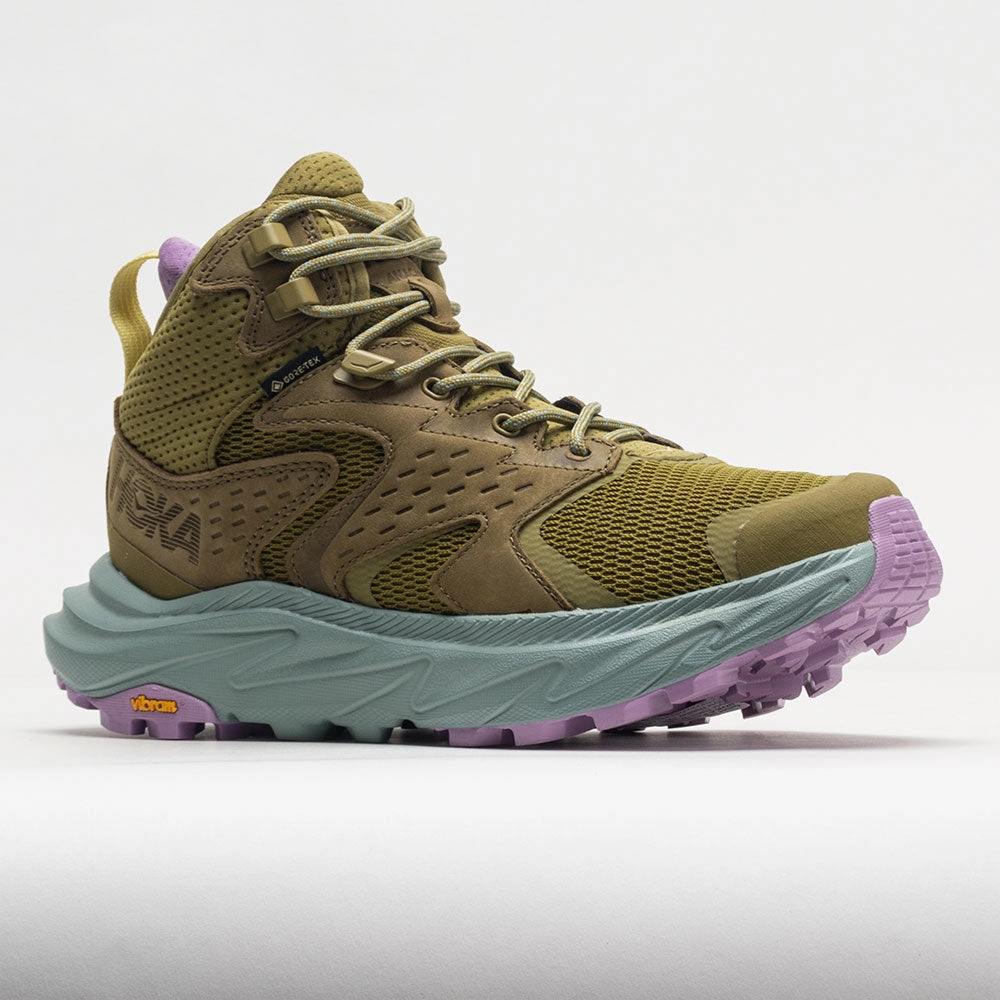 Shock Reduction Idea HOKA Anacapa 2 Mid GTX Women's Green Moss/Agave