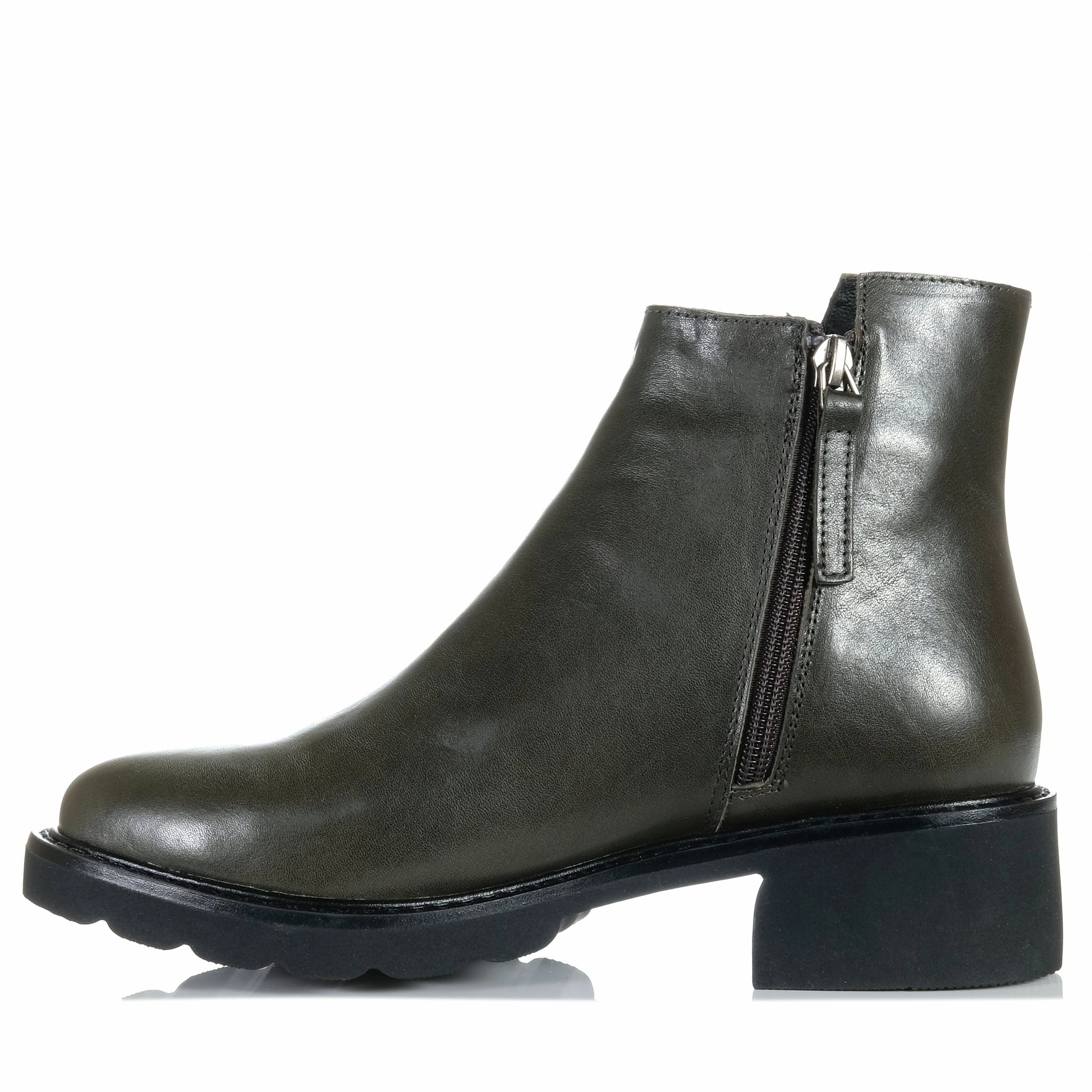 Short Bootie Belle Scarpe Dado Olive