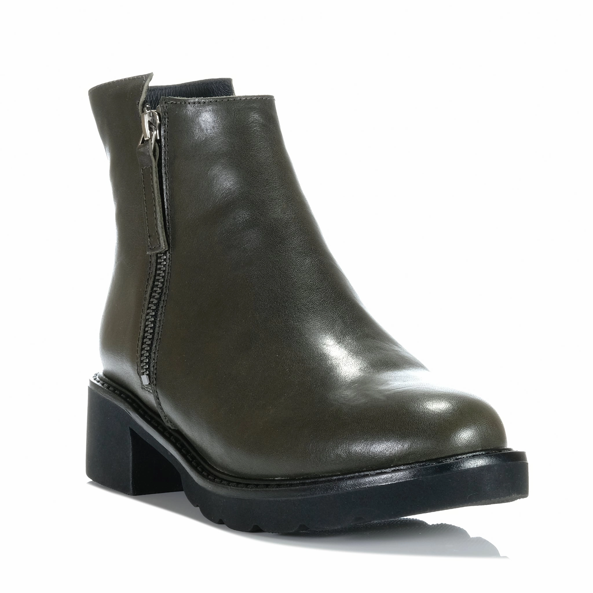 Short Bootie Belle Scarpe Dado Olive