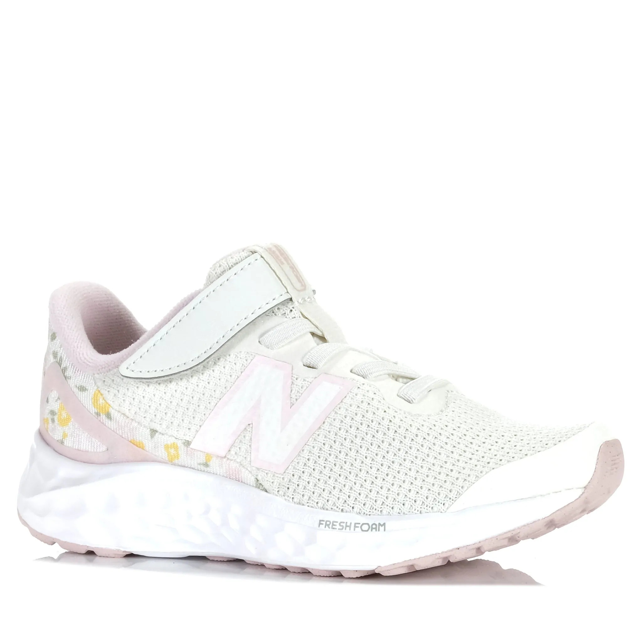 New Balance Arishi V4 Fresh Foam PAARIGM4 Cream Floral Woven Texture Slip-resistant ease