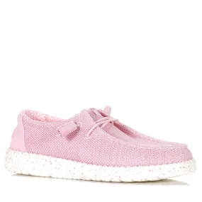 Hey Dude Womens Wendy Stretch Mesh Rosette Weatherproof Footwear