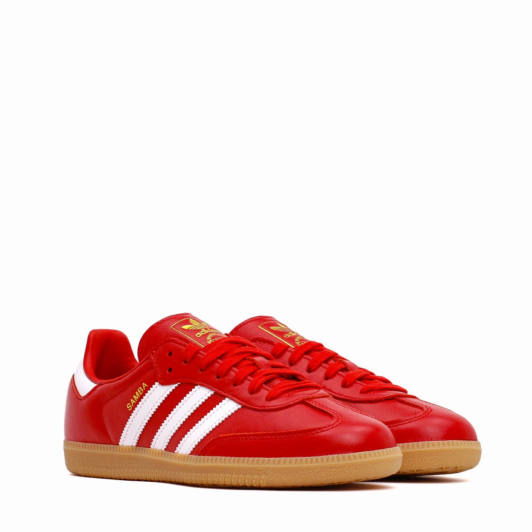 Simple Elegance Adidas Men Samba OG Better Scarlet White JR0881
