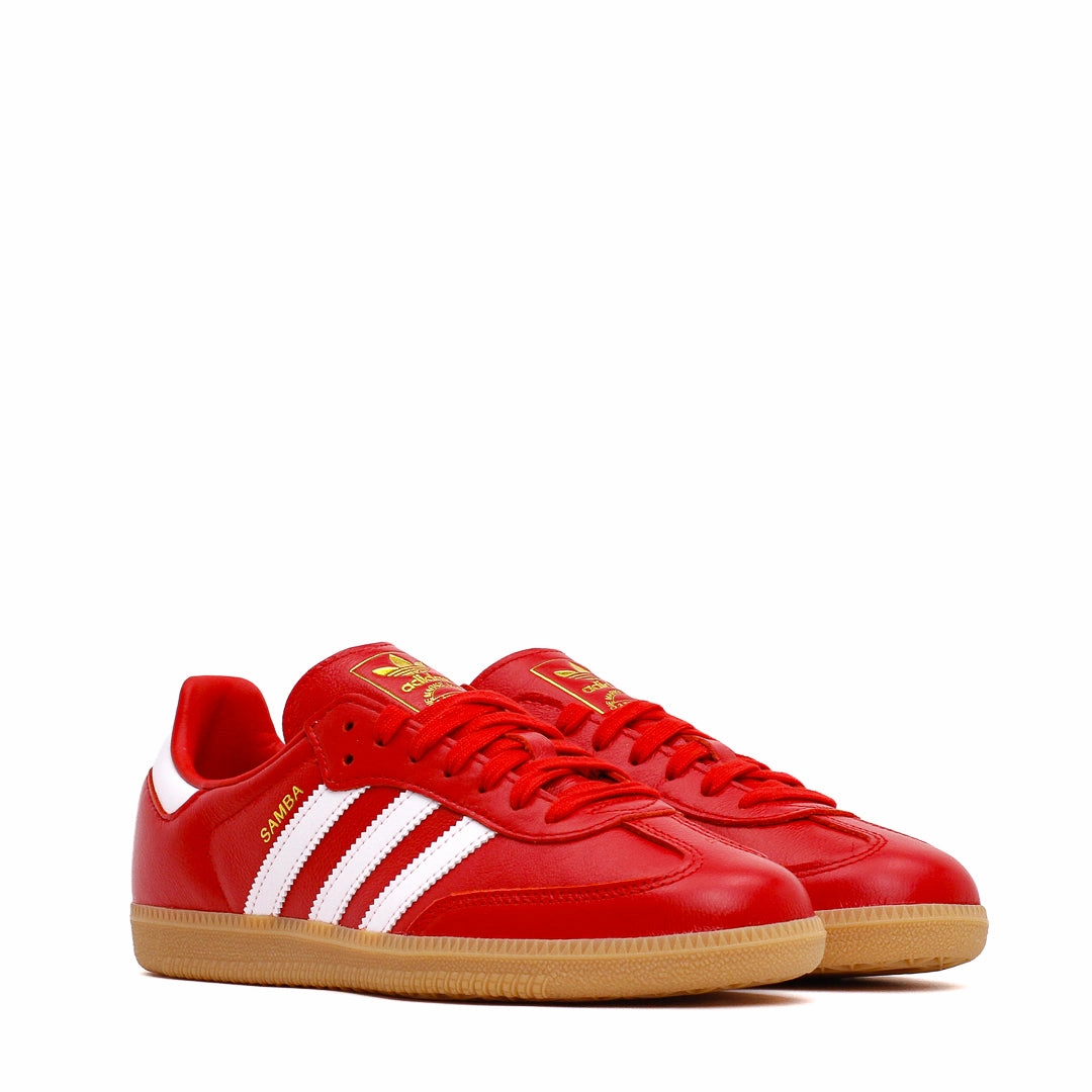 Simple Elegance Adidas Men Samba OG Better Scarlet White JR0881