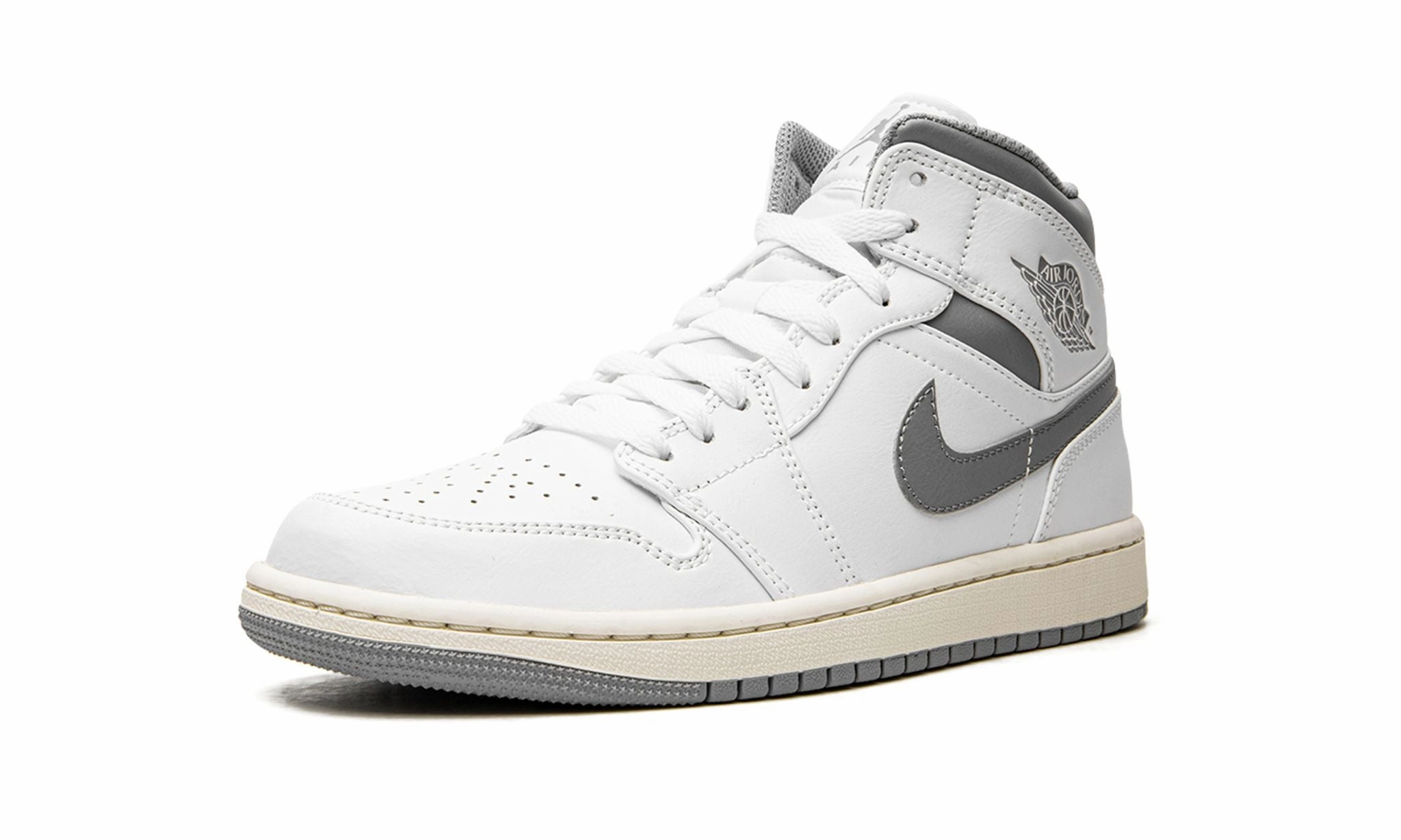 Simple Look Air Jordan 1 Mid Neutral Grey