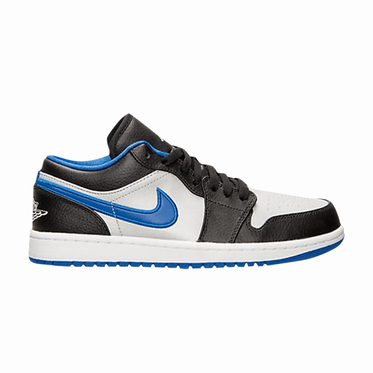 Simple Style Air Jordan 1 Low 'Black Game Royal'