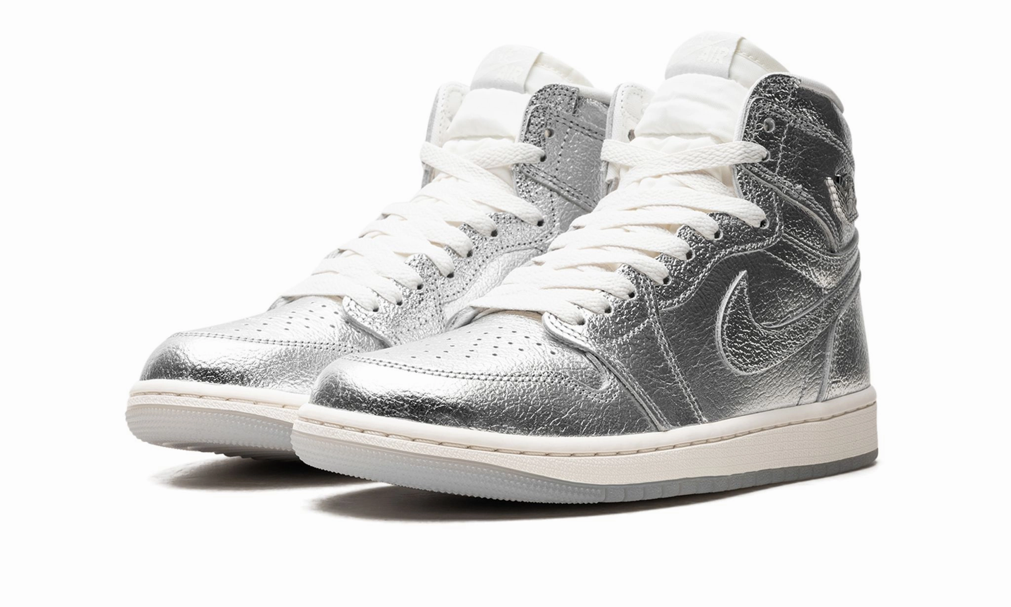 Simple Style Wmns Air Jordan 1 Retro High OG 'Chrome'