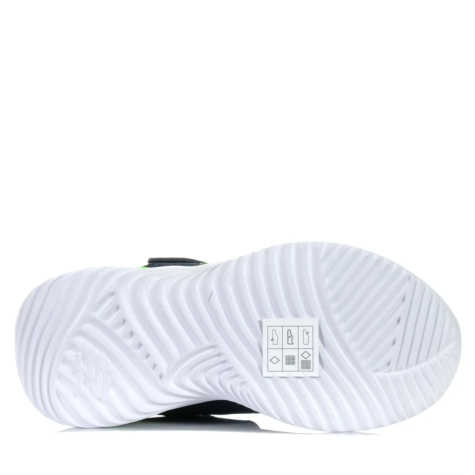 Skechers Bounder - Trekzic 403908L Navy Lime Impact Guard Heel