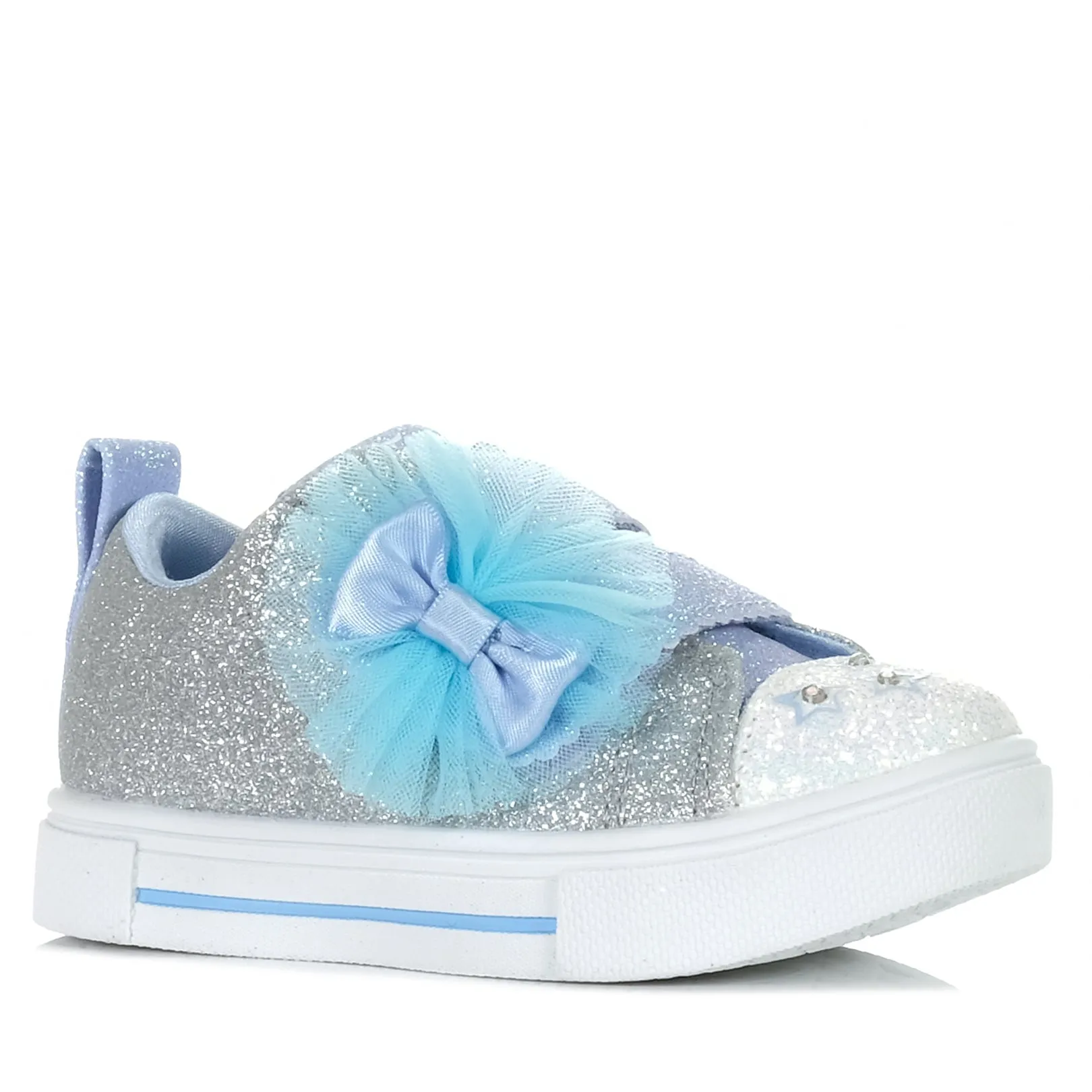 Skechers Infants' Twinkle Sparks - Glitter Gems 314778N Silver/L Structured wear