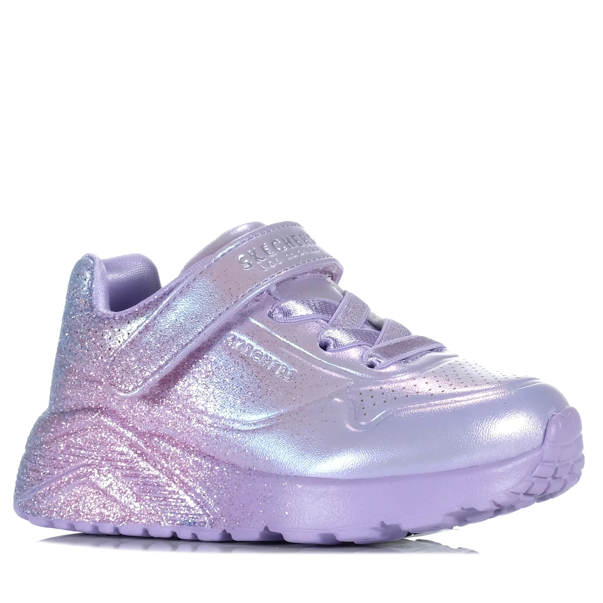 Skechers Infants' Uno Lite - Metallic Sparkle 310394N Lavender Everyday Pace
