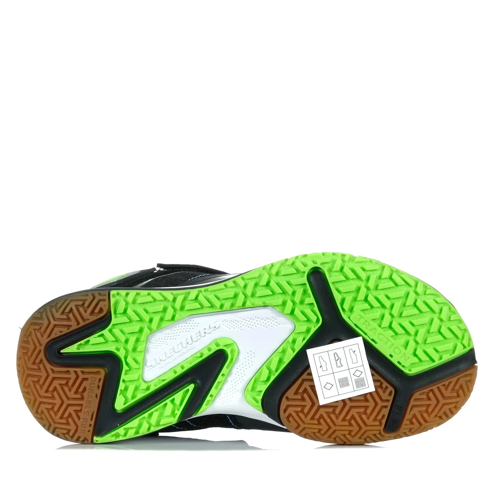 Skechers Kids' Skechers Elite Sport Court 403968L Black/Blue Timeless silhouette