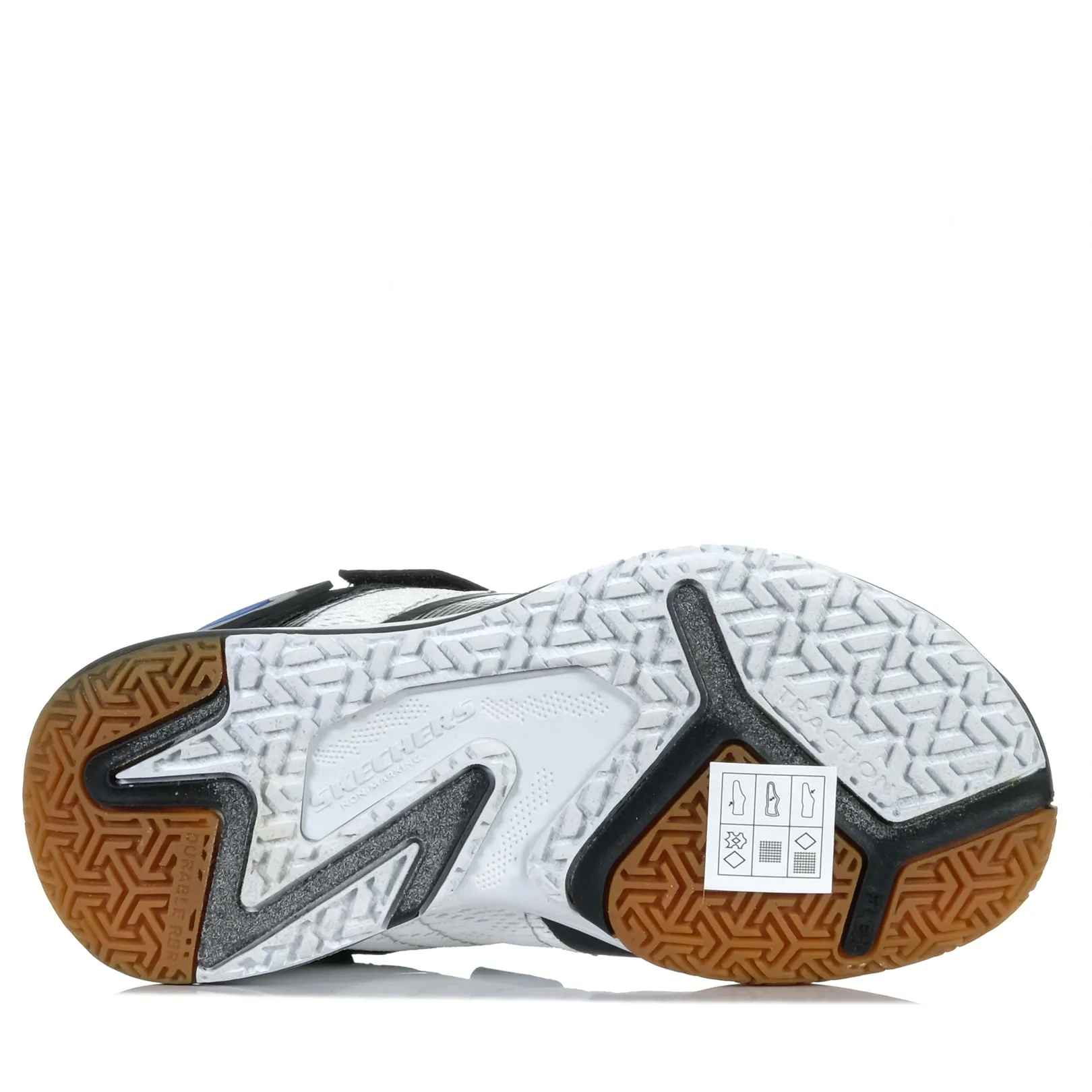 Skechers Kids' Skechers Elite Sport Court 403968L Black/White Enhanced silhouette