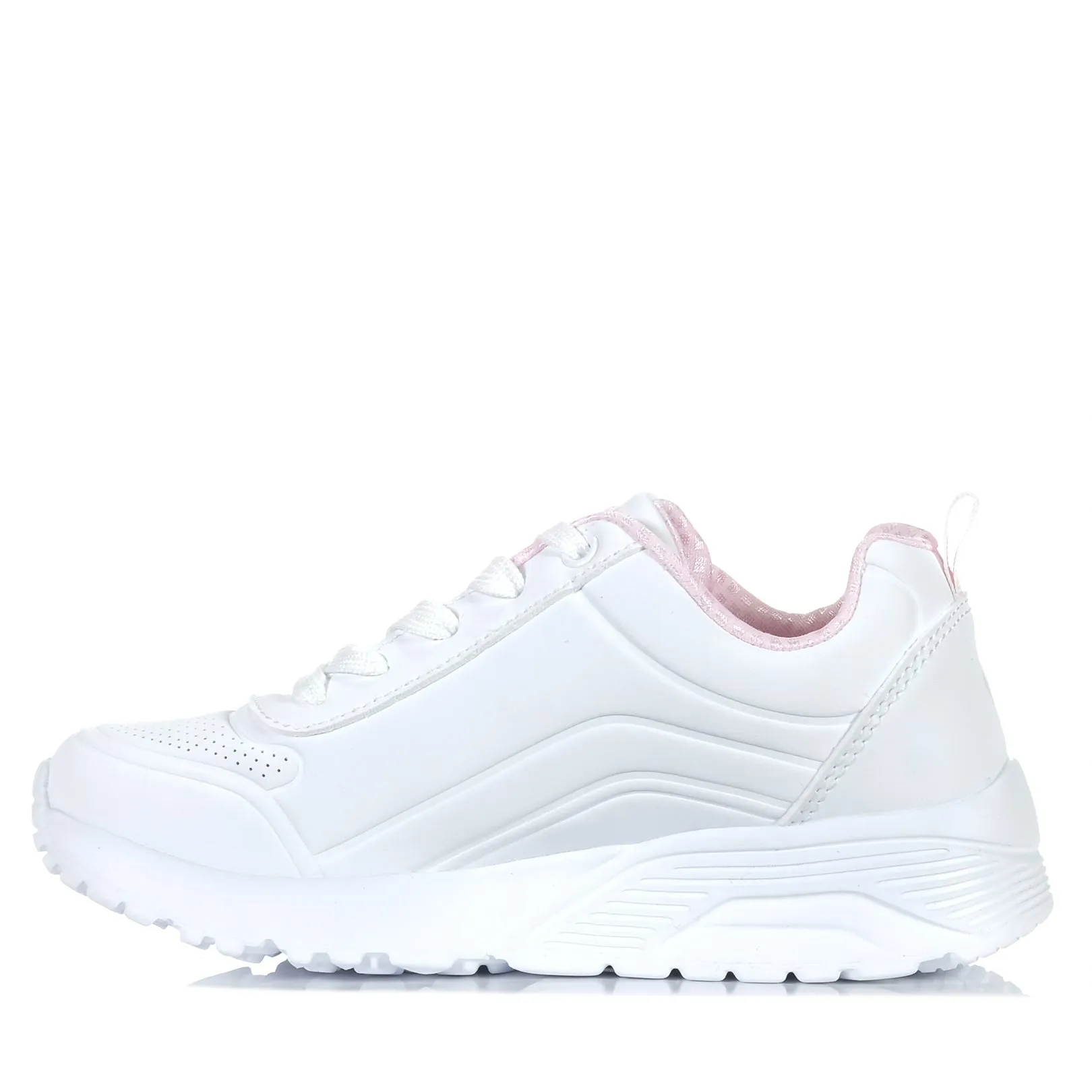 Skechers Kids' Uno Lite - Easy Zip 310387L White Balanced Step