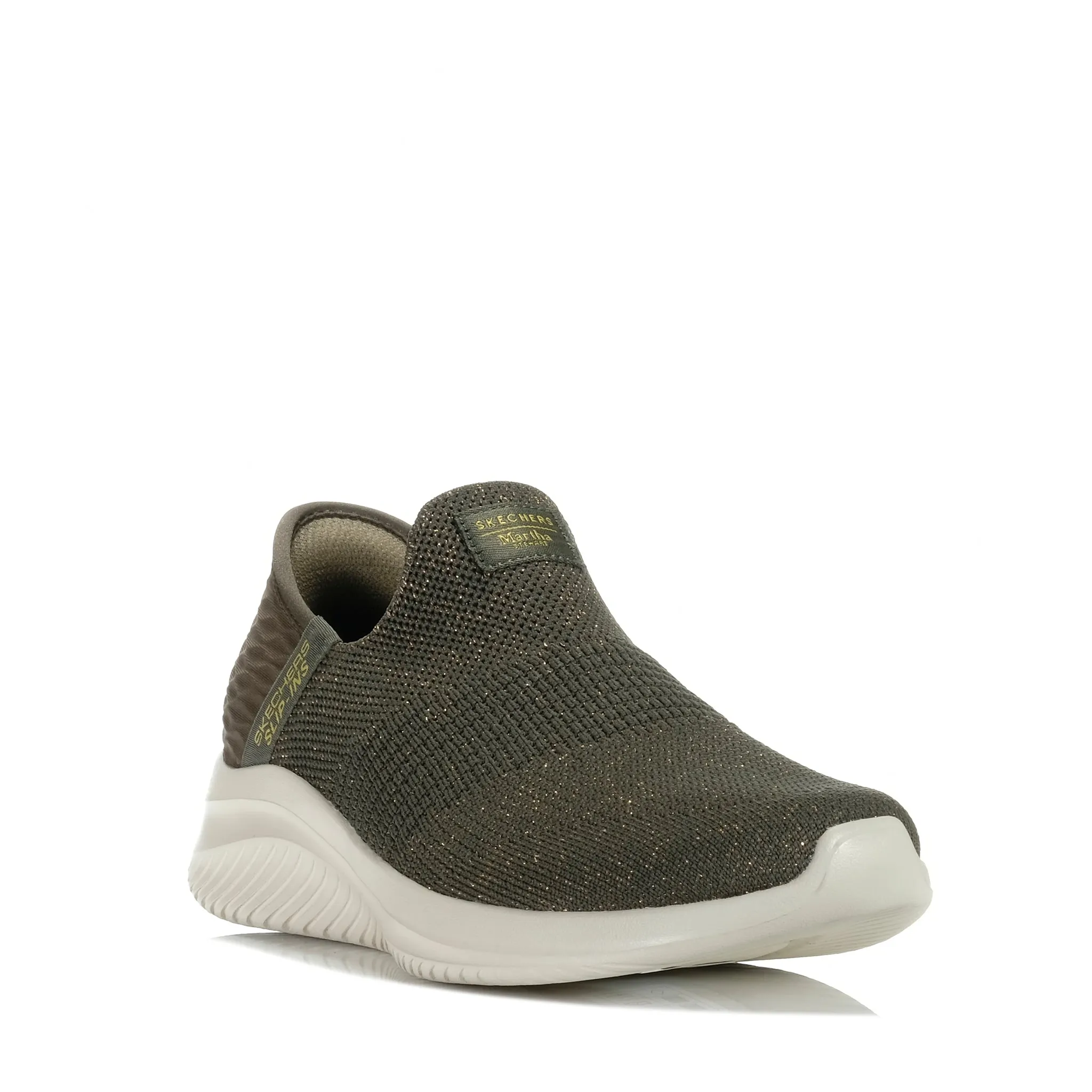 Skechers Martha Stewart Slip-Ins: Ultra Flex 3.0 - Neptune Olive High-traction