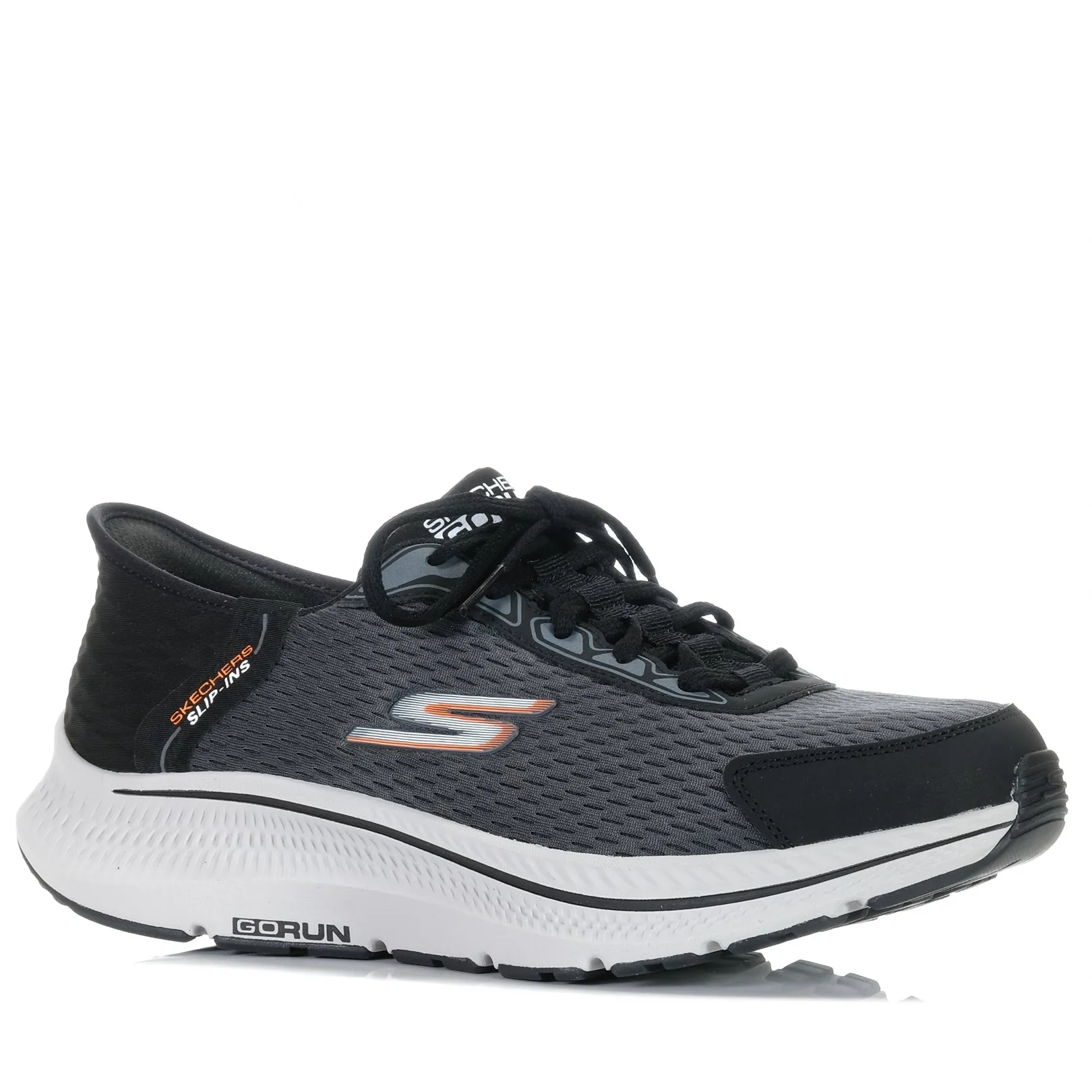 Skechers Slip-Ins: Go Run Consistent 220863 Black/Charcoal Cross-training tool all - season shoes