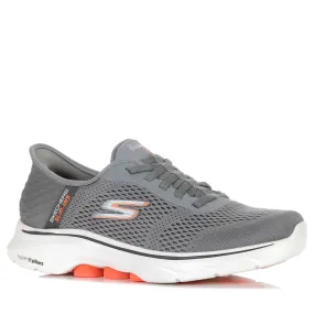 Skechers Slip-Ins: GOwalk 7 - Free Hand 2 216648 Grey/Orange dot - design shoes Durable - stitching