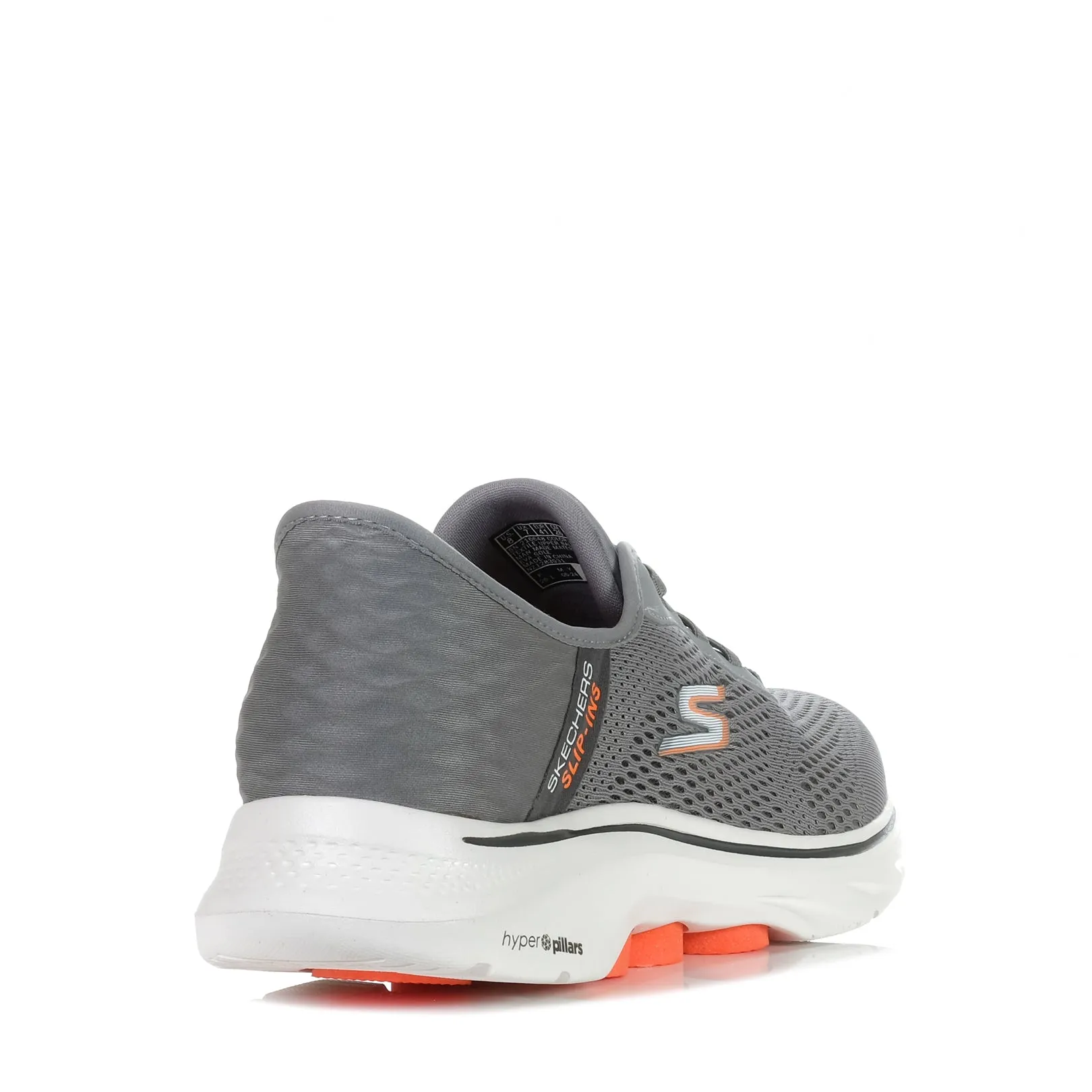 Skechers Slip-Ins: GOwalk 7 - Free Hand 2 216648 Grey/Orange Quality Construction