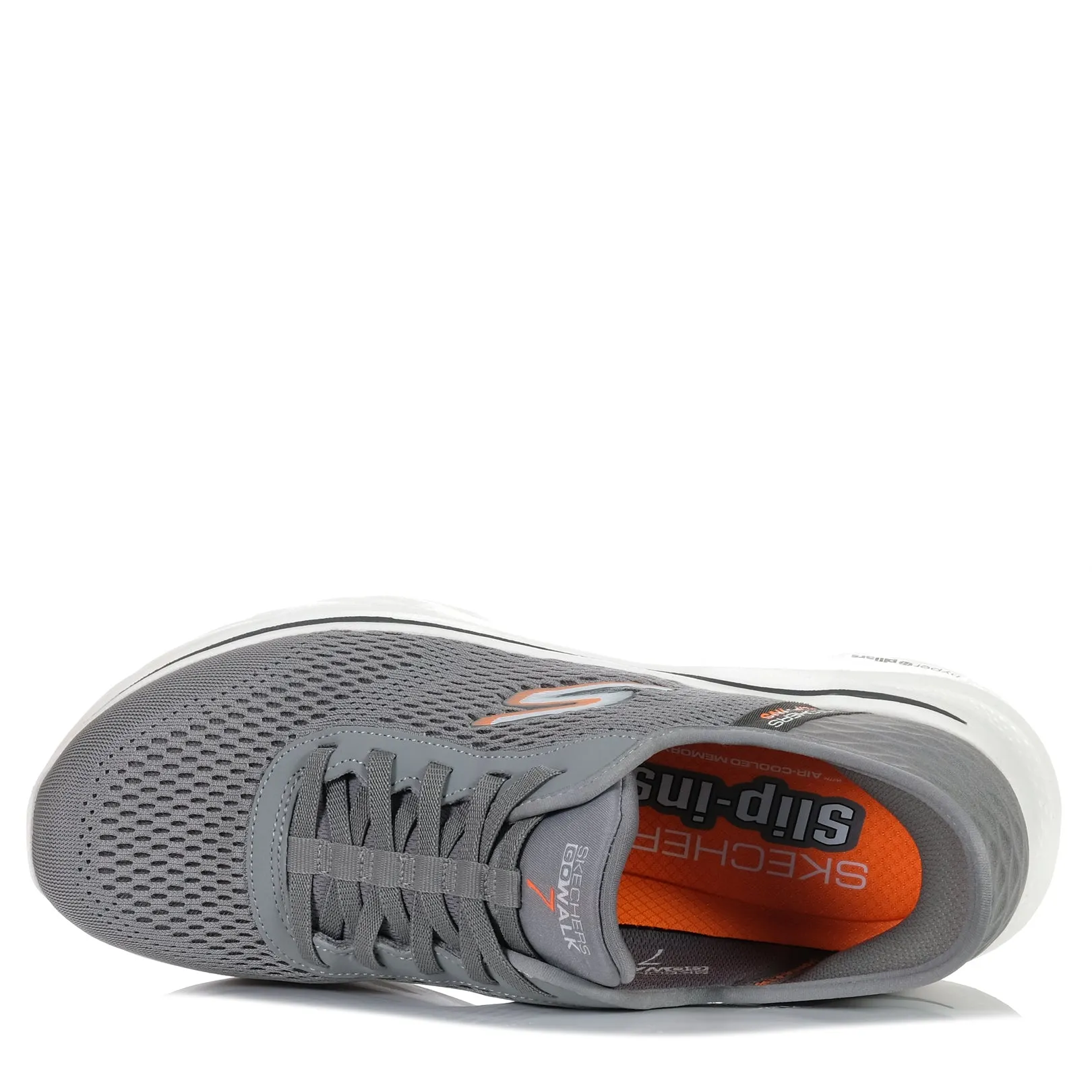 Skechers Slip-Ins: GOwalk 7 - Free Hand 2 216648 Grey/Orange Quality Construction