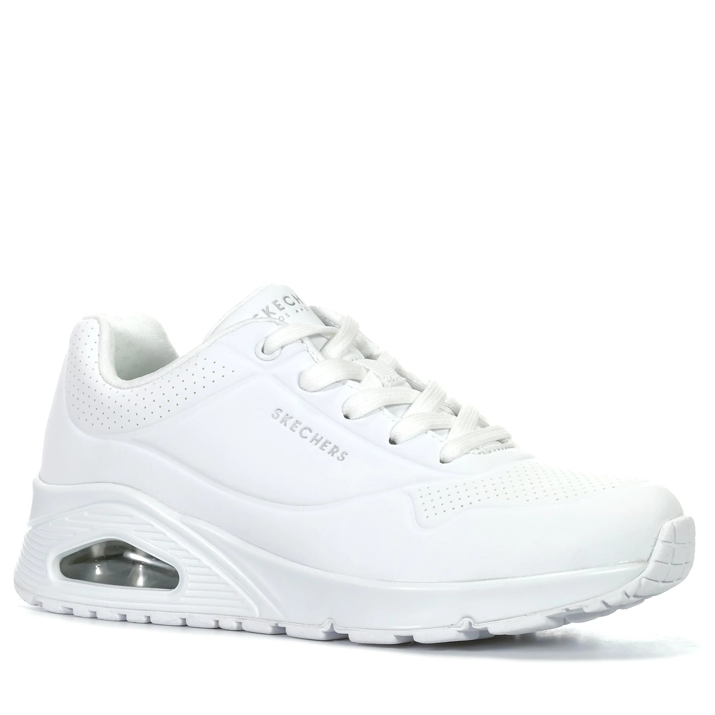 Soft cushion Dynamic Style Skechers Uno - Stand On Air 73690 White