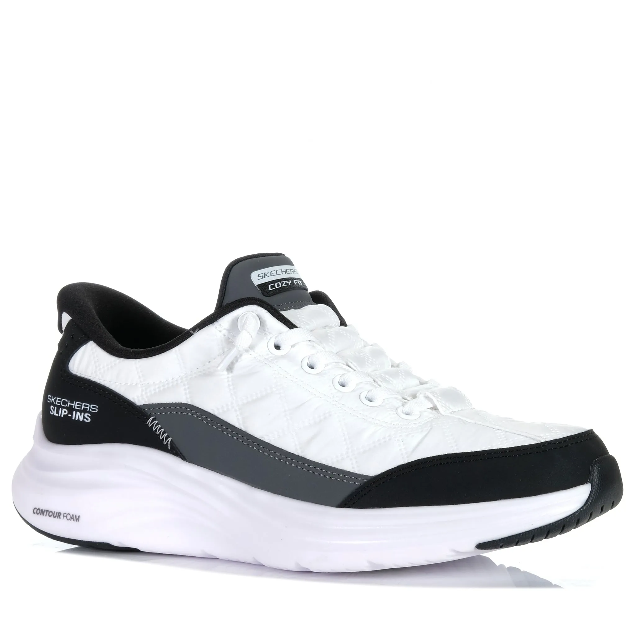 Performance Mode Run All Day Skechers Vapor Foam - Contour Foam 150404 White/Black