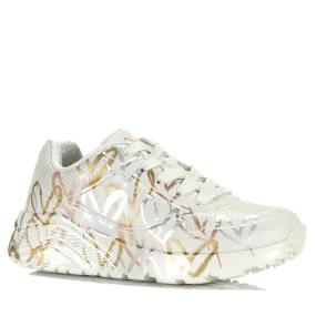 Ultimate Flex Athletic Performance Skechers x JGoldcrown: Uno Lite - Metallic Love 314067L