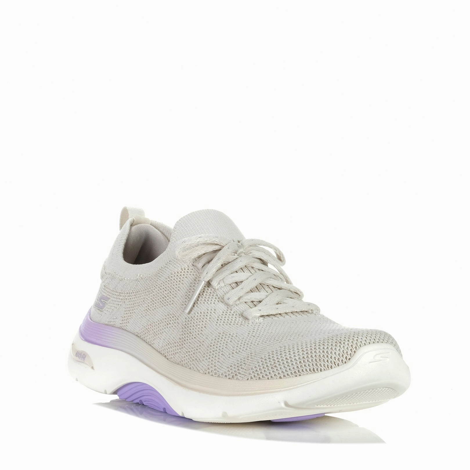 Skechers GOwalk Arch Fit 2.0 - Bel 125320 Natural/Purple Enhanced Speed Potential