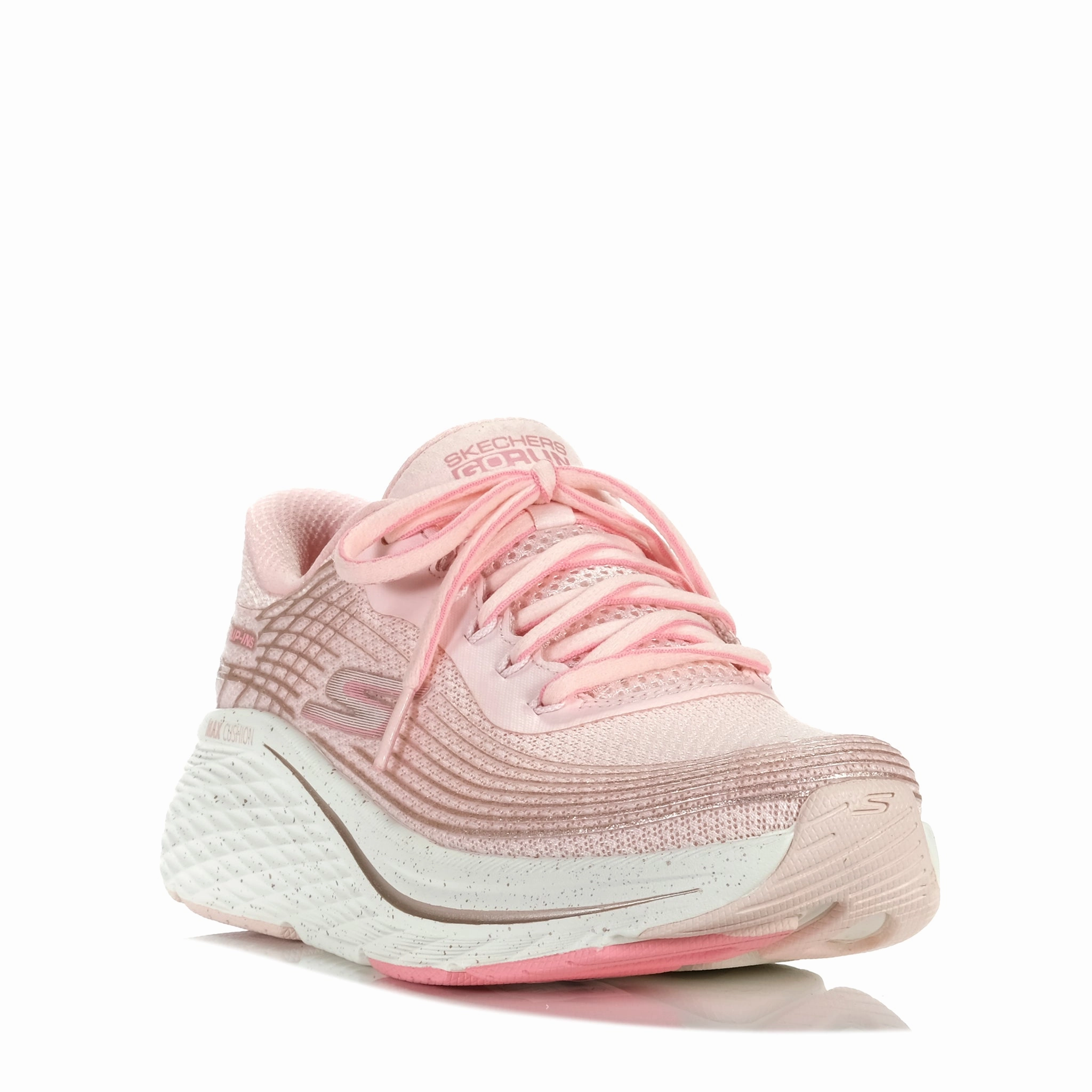 Skechers Max Cushioning Elite 2.0 - Kaplan Light Pink/Rose Gold Supportive Footbed Option Mechanism