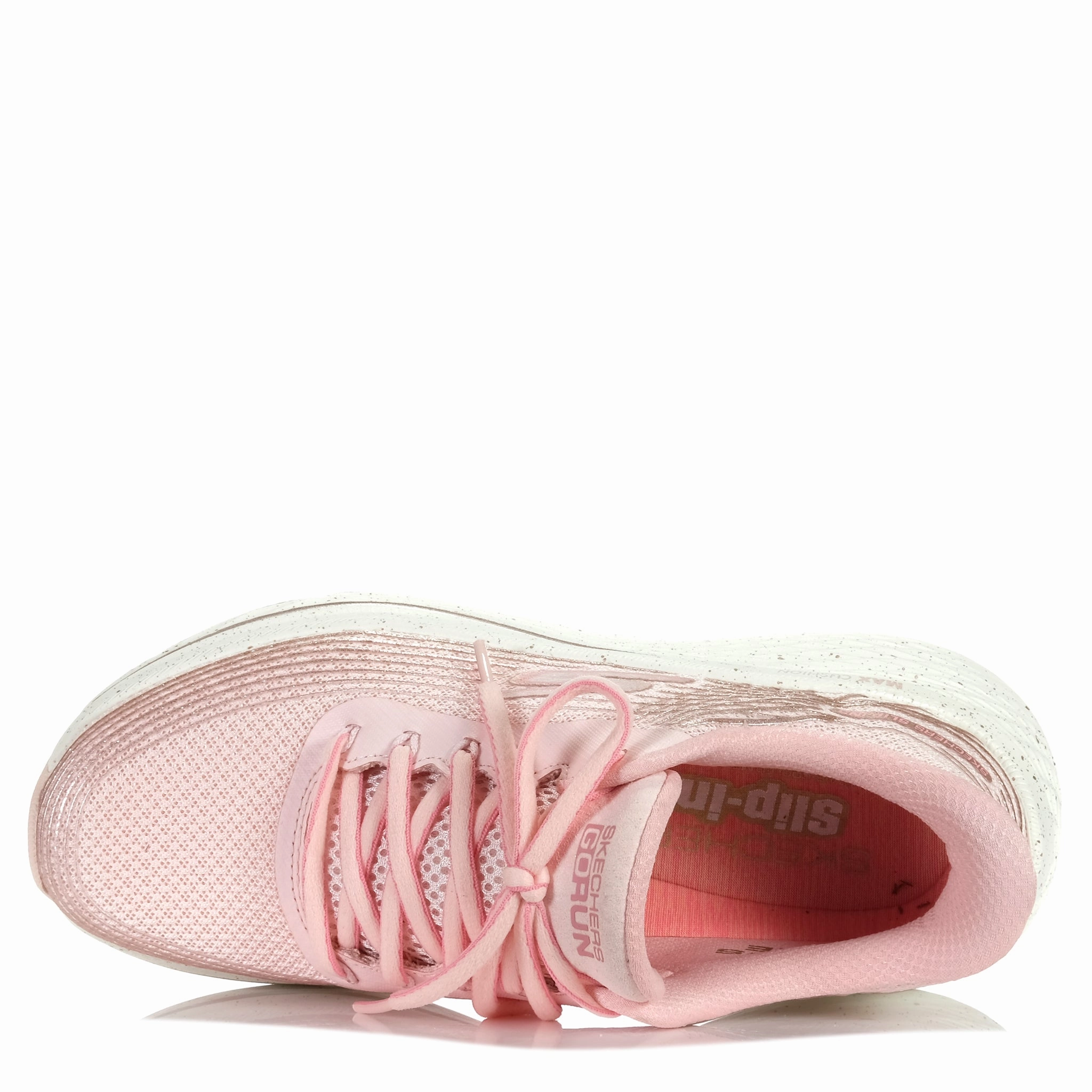 Skechers Max Cushioning Elite 2.0 - Kaplan Light Pink/Rose Gold Supportive Footbed Option Mechanism