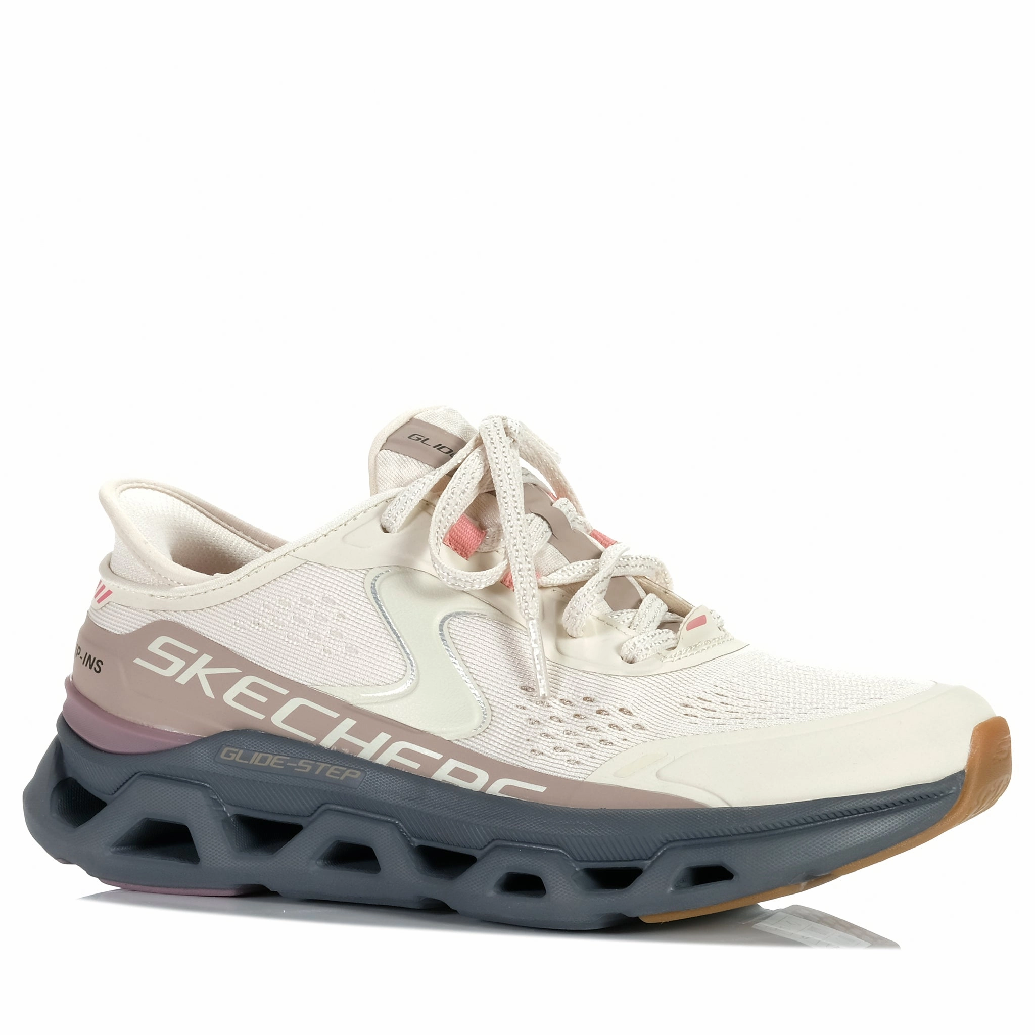 Skechers Slip-Ins: Glide-Step Altus 150510 Natural Grey late evening running shoes plastic - finish - design shoes