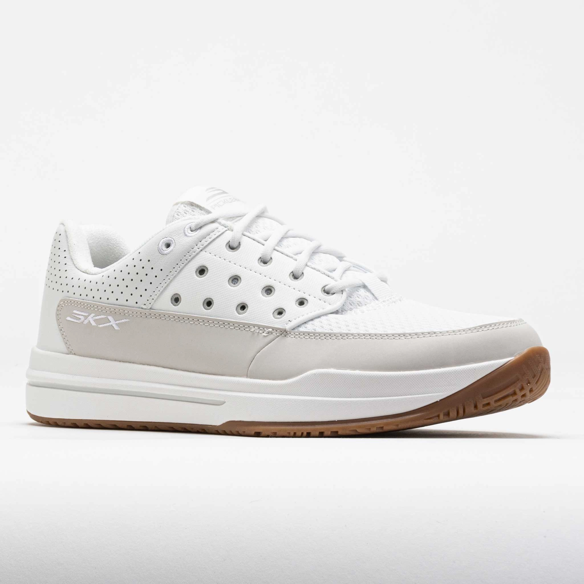 Skechers Viper Court Luxe Men's White/Gray Flexi