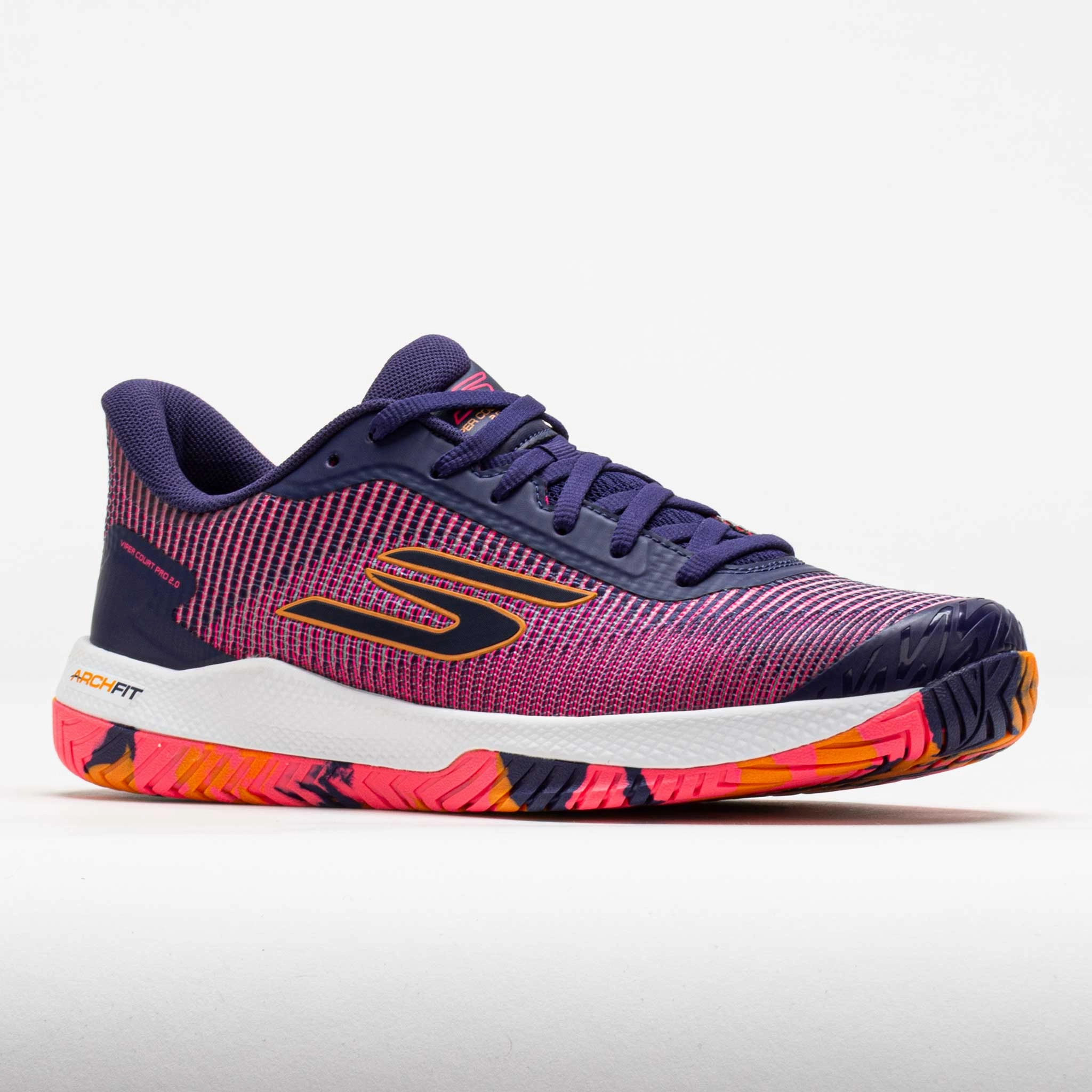 Skechers Viper Court Pro 2.0 Women's Purple/Multi Flexible Fit