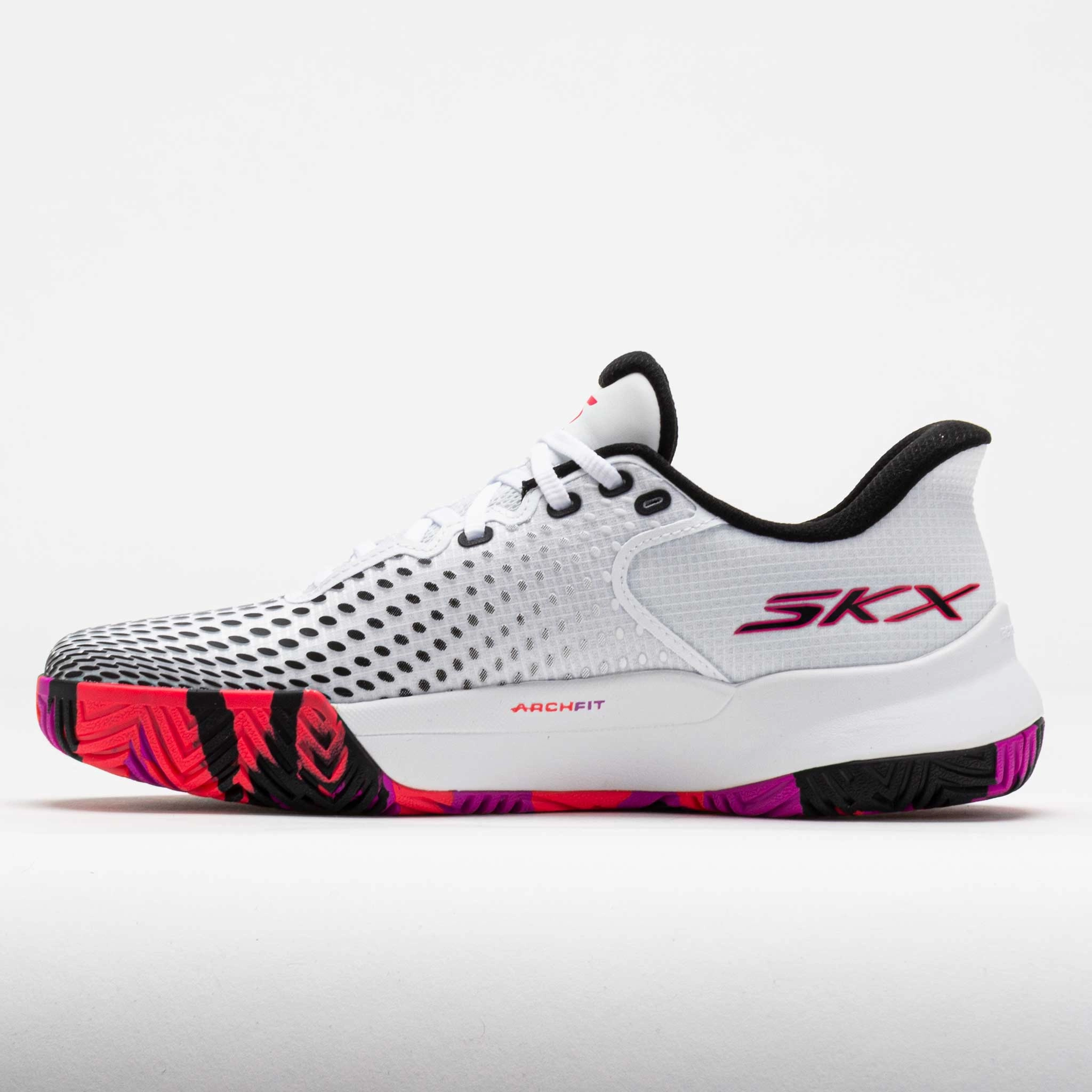 Skechers Viper Court Pro Elite Women's White/Black/Pink Low Maintenance