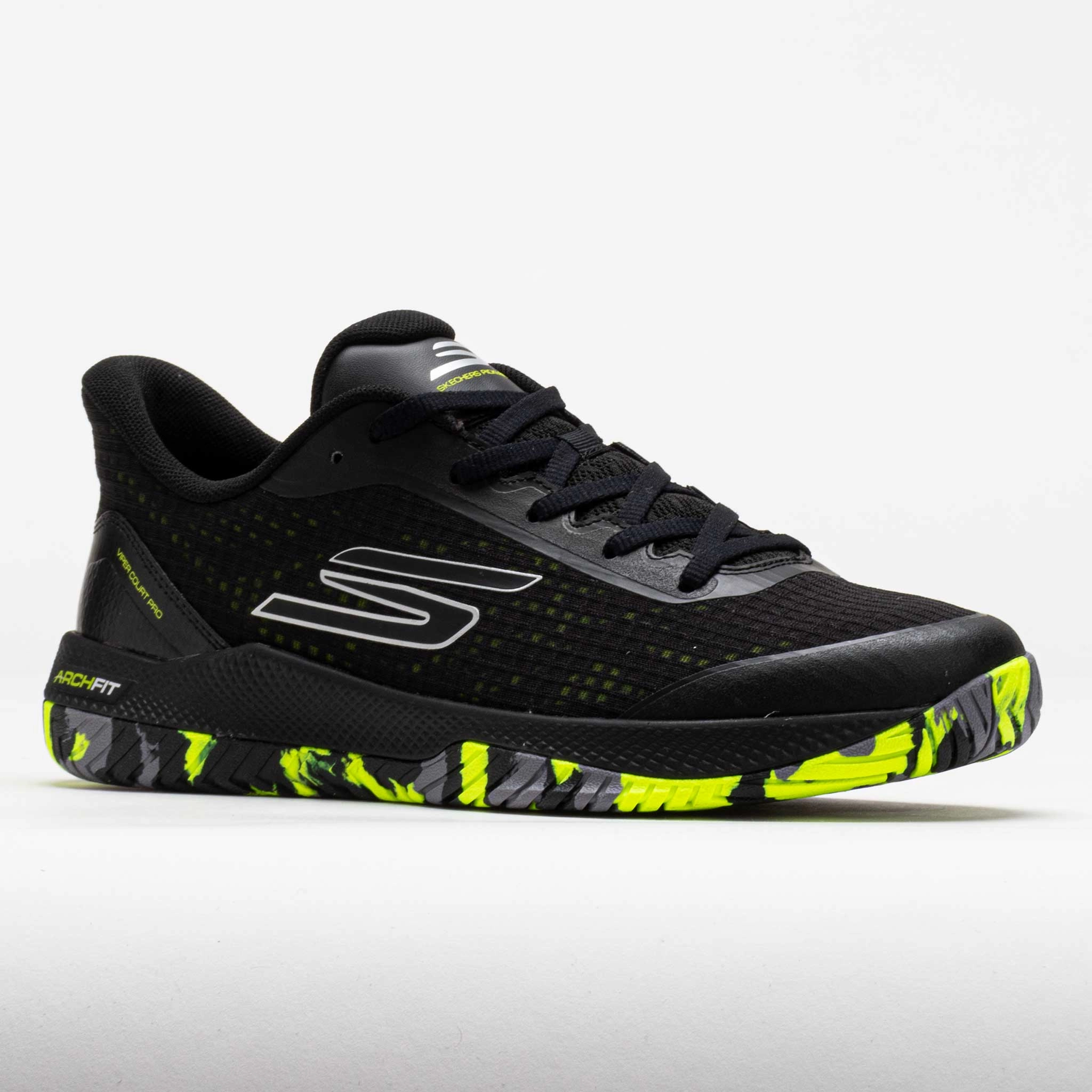 Skechers Viper Court Pro Women's Black/Yellow Anti Friction
