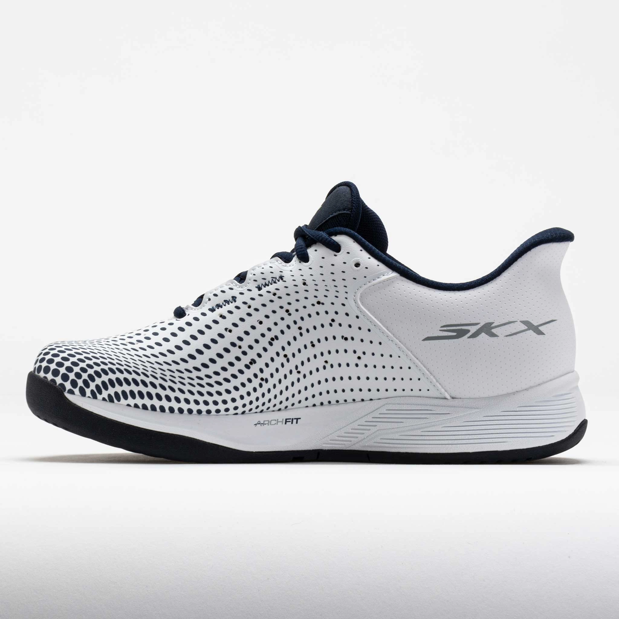 Skechers Viper Court Reload Men's White/Navy Ankle Guard