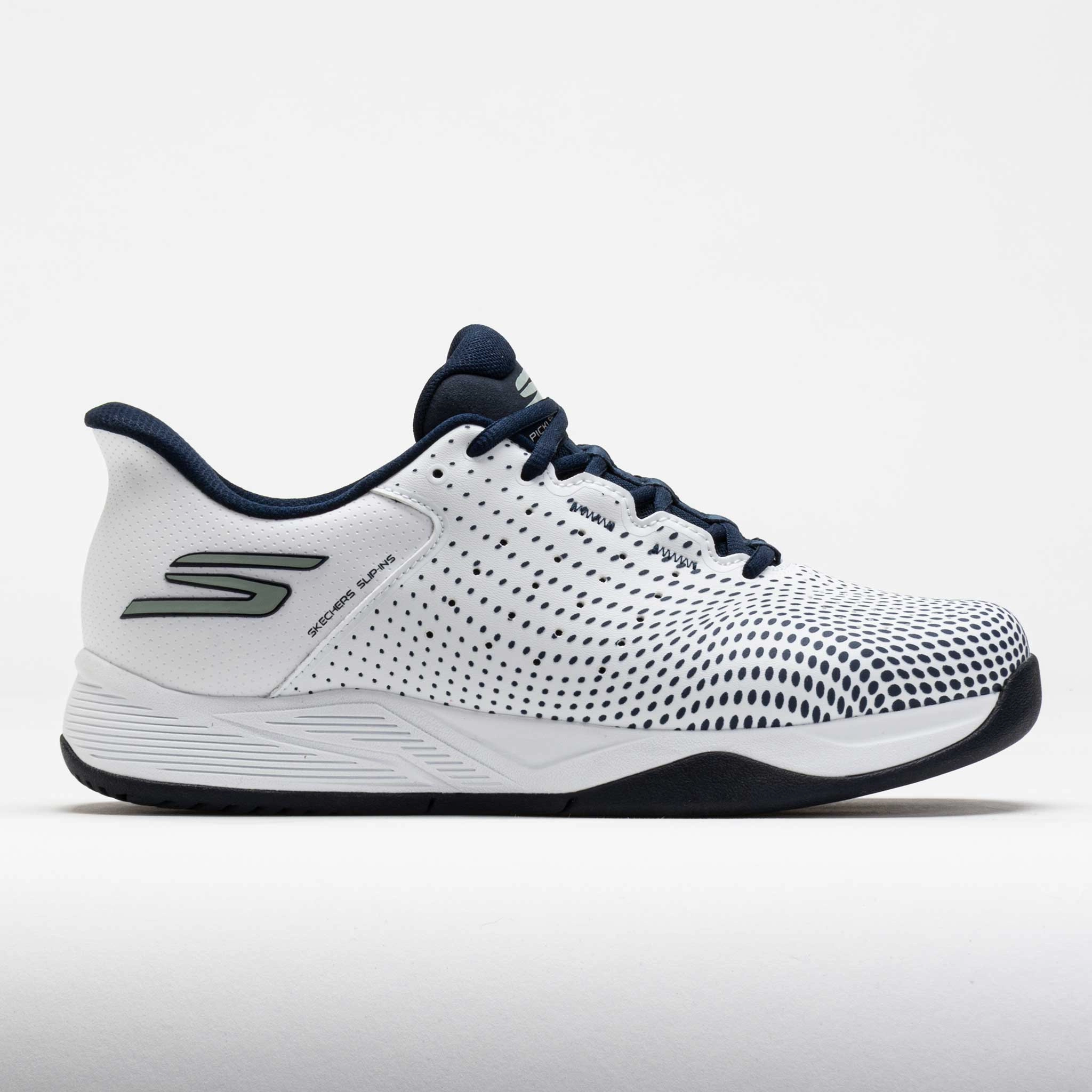Skechers Viper Court Reload Men's White/Navy Ankle Guard