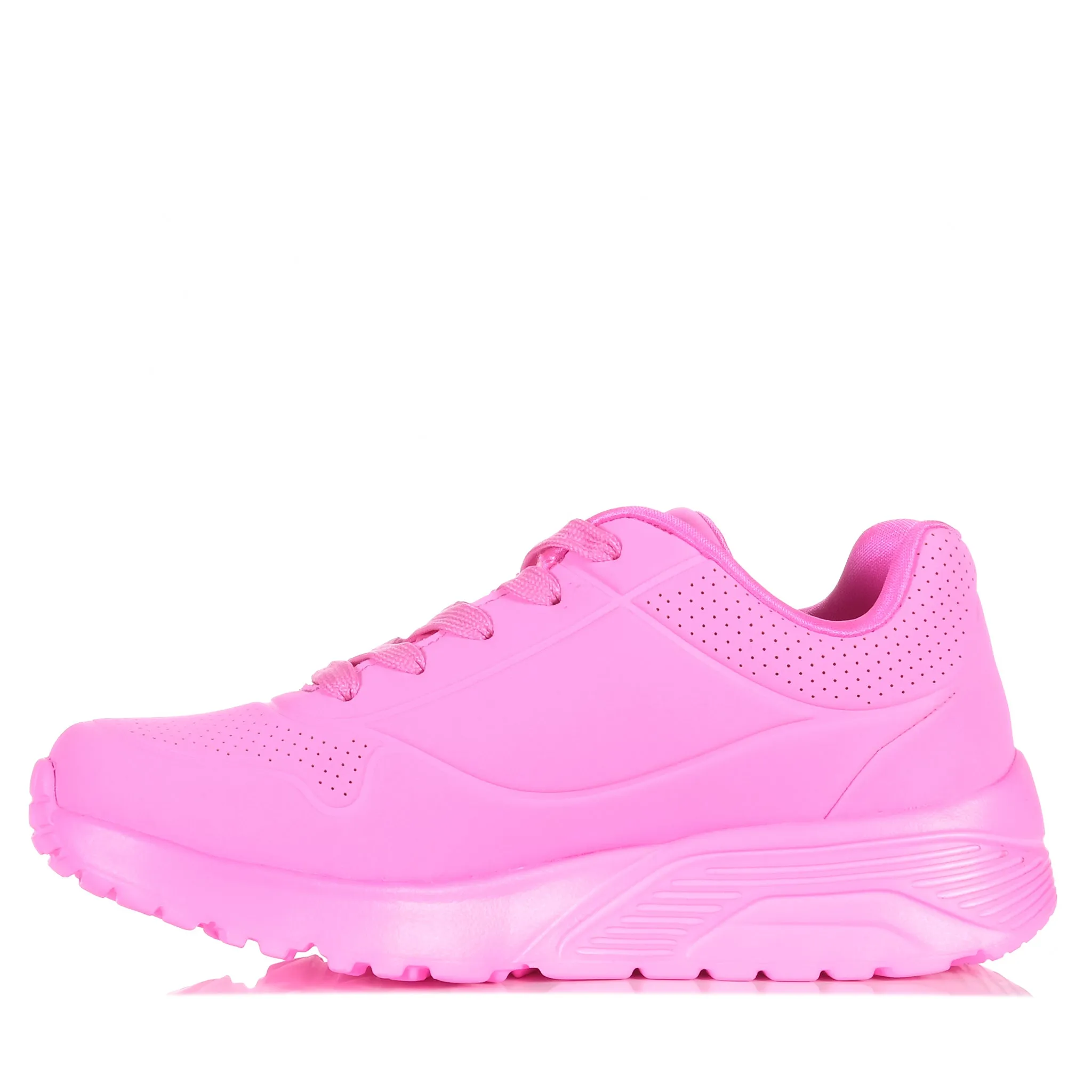 Sleek Daily Driver Skechers X JGoldcrown: Uno Lite - Metallic Love Pink 314067L