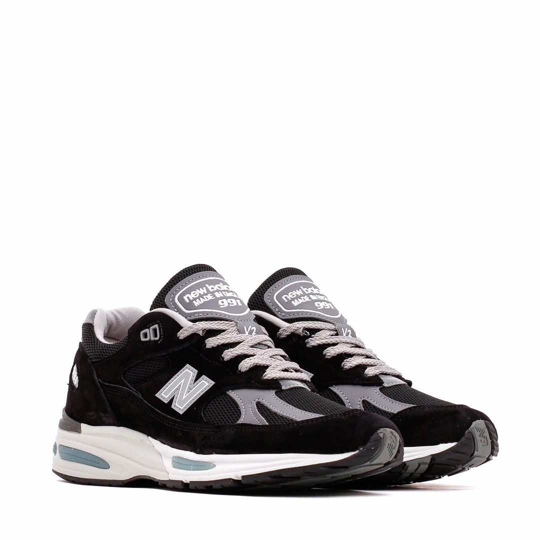 Sleek Design New Balance Unisex 991v2 Black Made In UK U991BK2