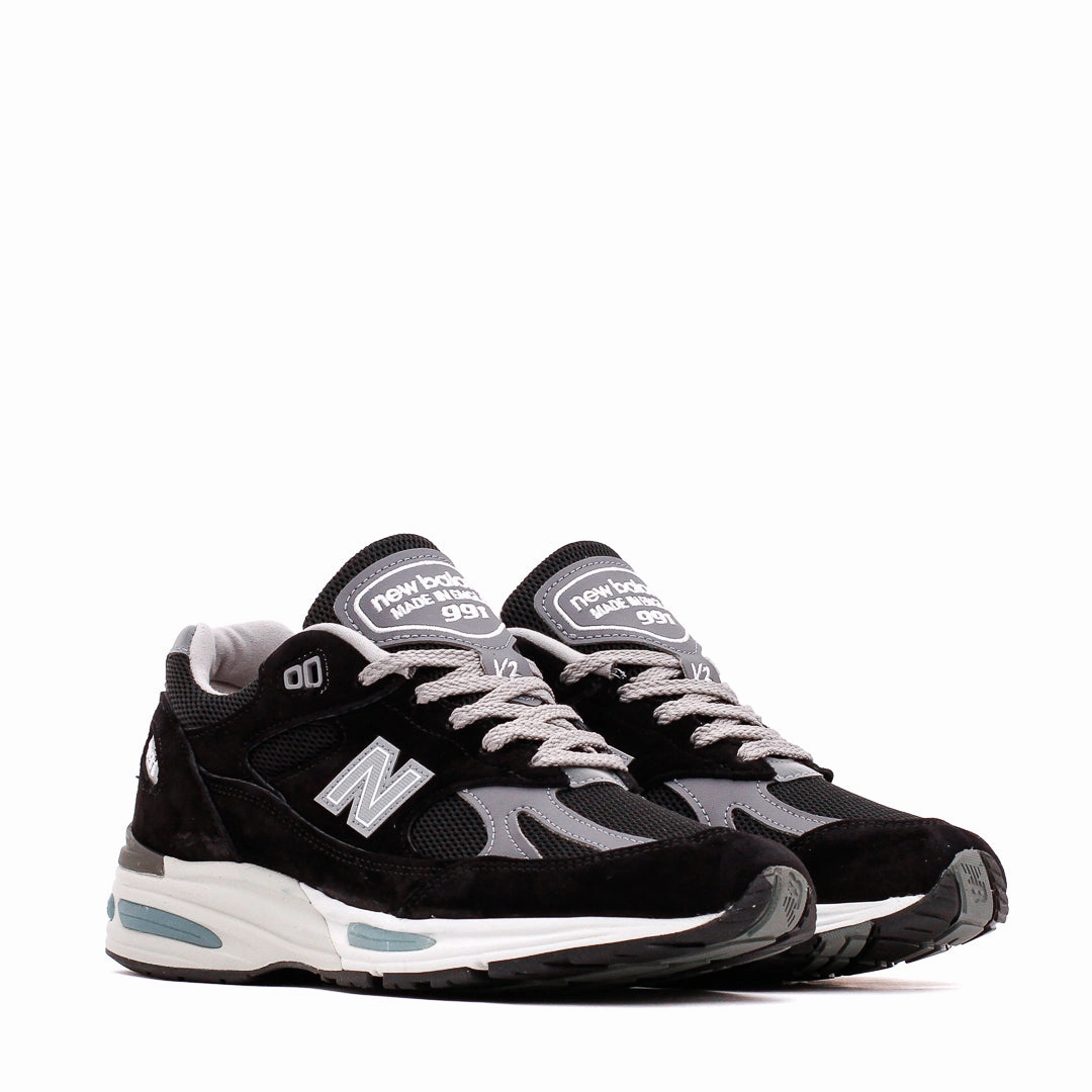 Sleek Design New Balance Unisex 991v2 Black Made In UK U991BK2