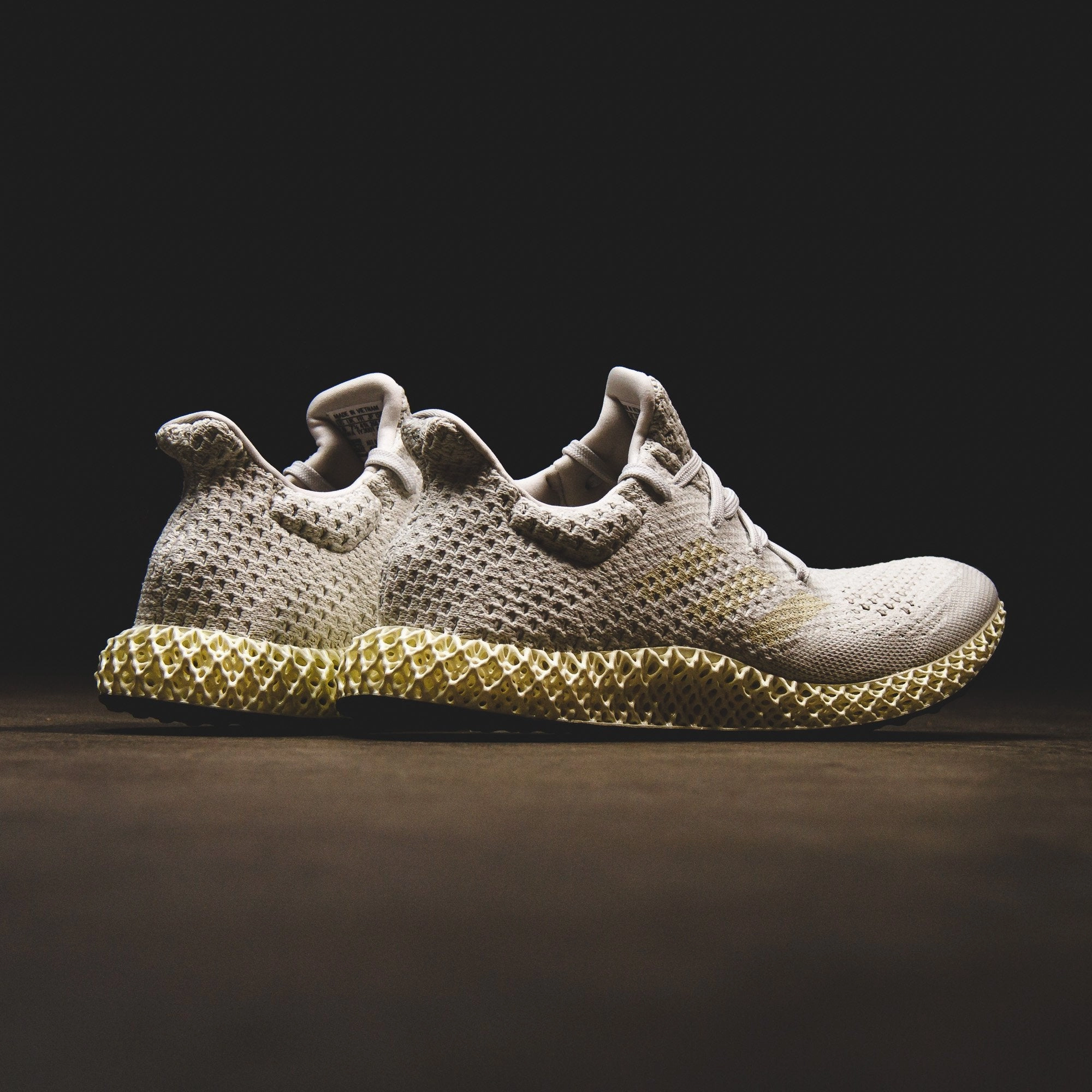 Sleek Look Adidas Running Men 4D Futurecraft White Q46229